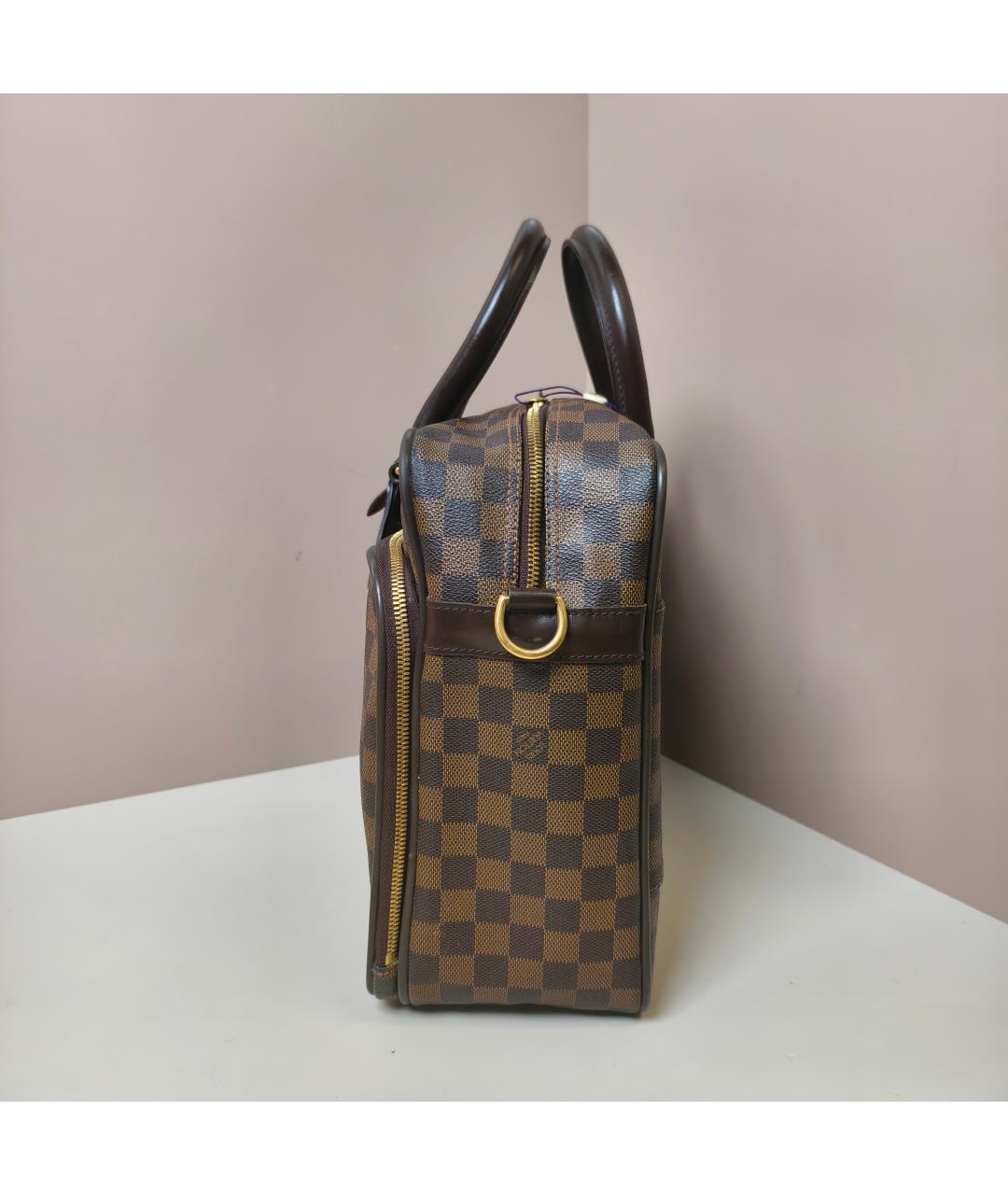 LOUIS VUITTON Коричневая сумка с короткими ручками, фото 5