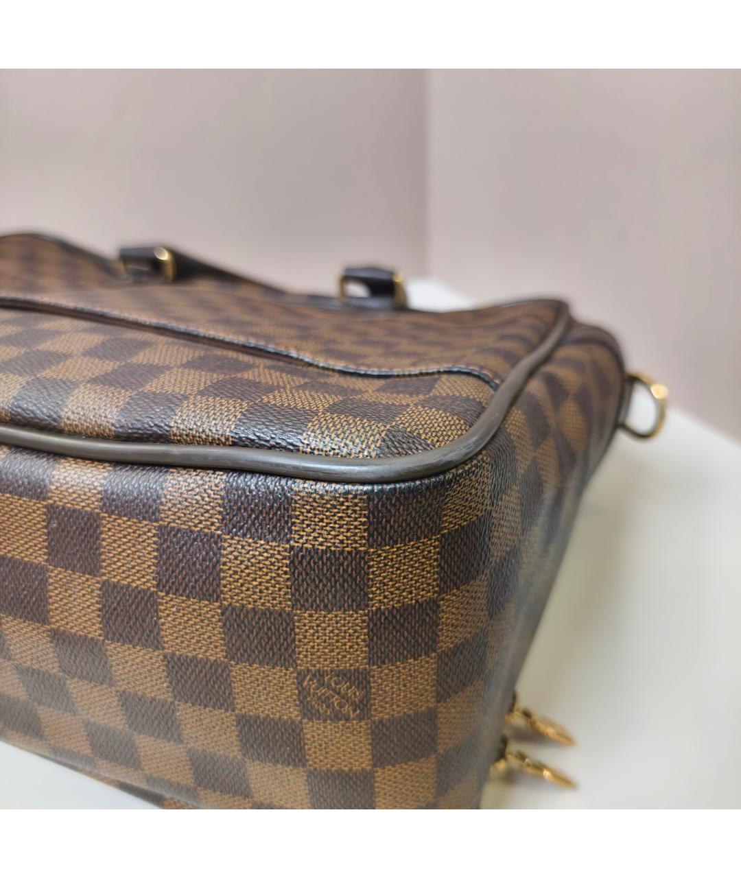 LOUIS VUITTON Коричневая сумка с короткими ручками, фото 3