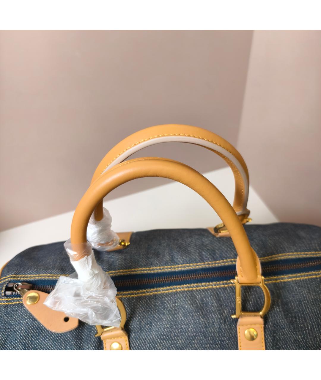 CHRISTIAN DIOR Синяя сумка с короткими ручками, фото 6