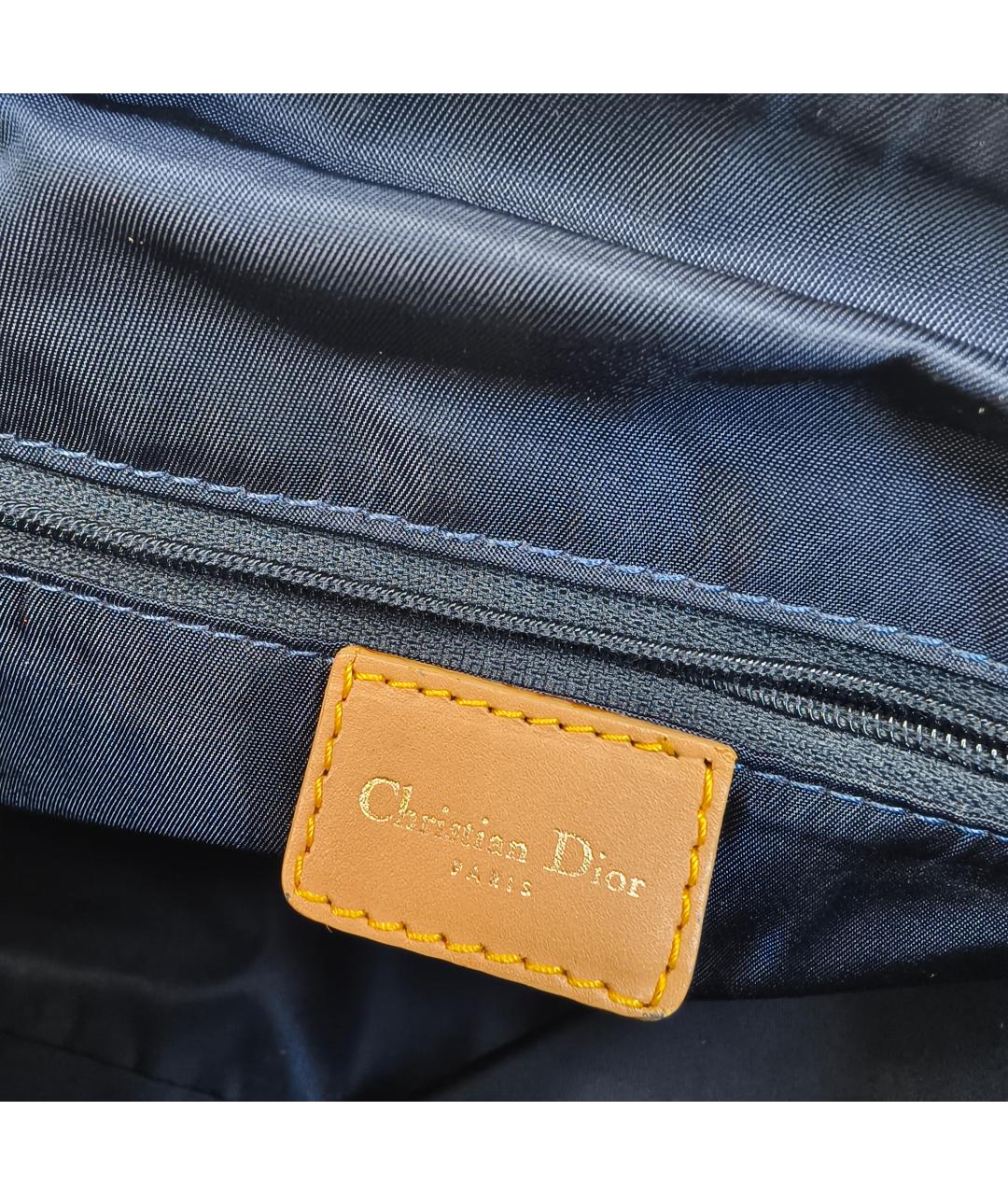 CHRISTIAN DIOR Синяя сумка с короткими ручками, фото 3