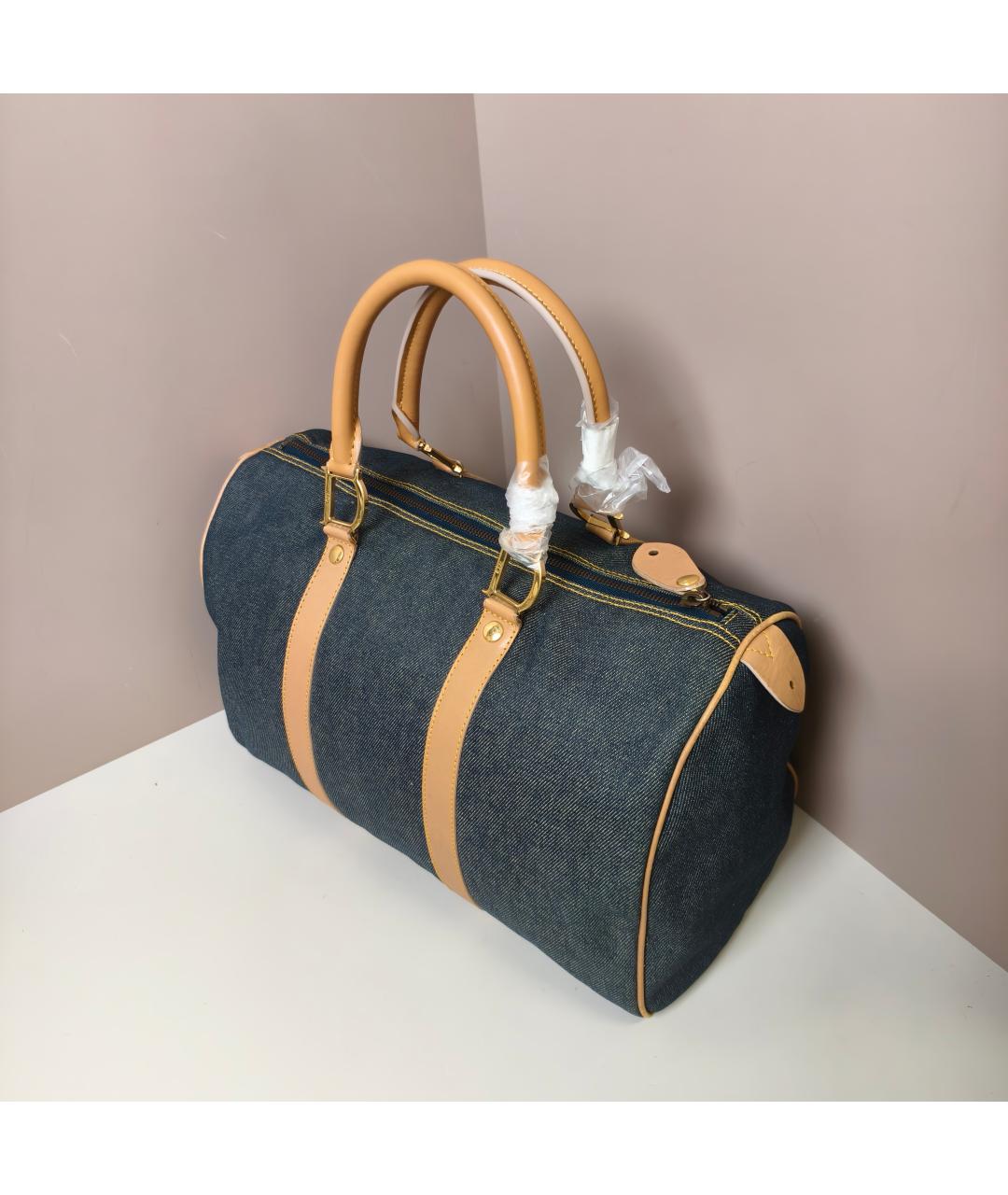 CHRISTIAN DIOR Синяя сумка с короткими ручками, фото 10