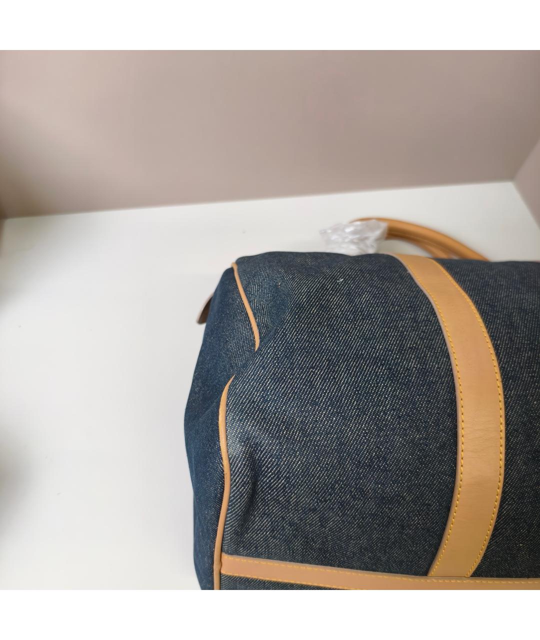 CHRISTIAN DIOR Синяя сумка с короткими ручками, фото 5