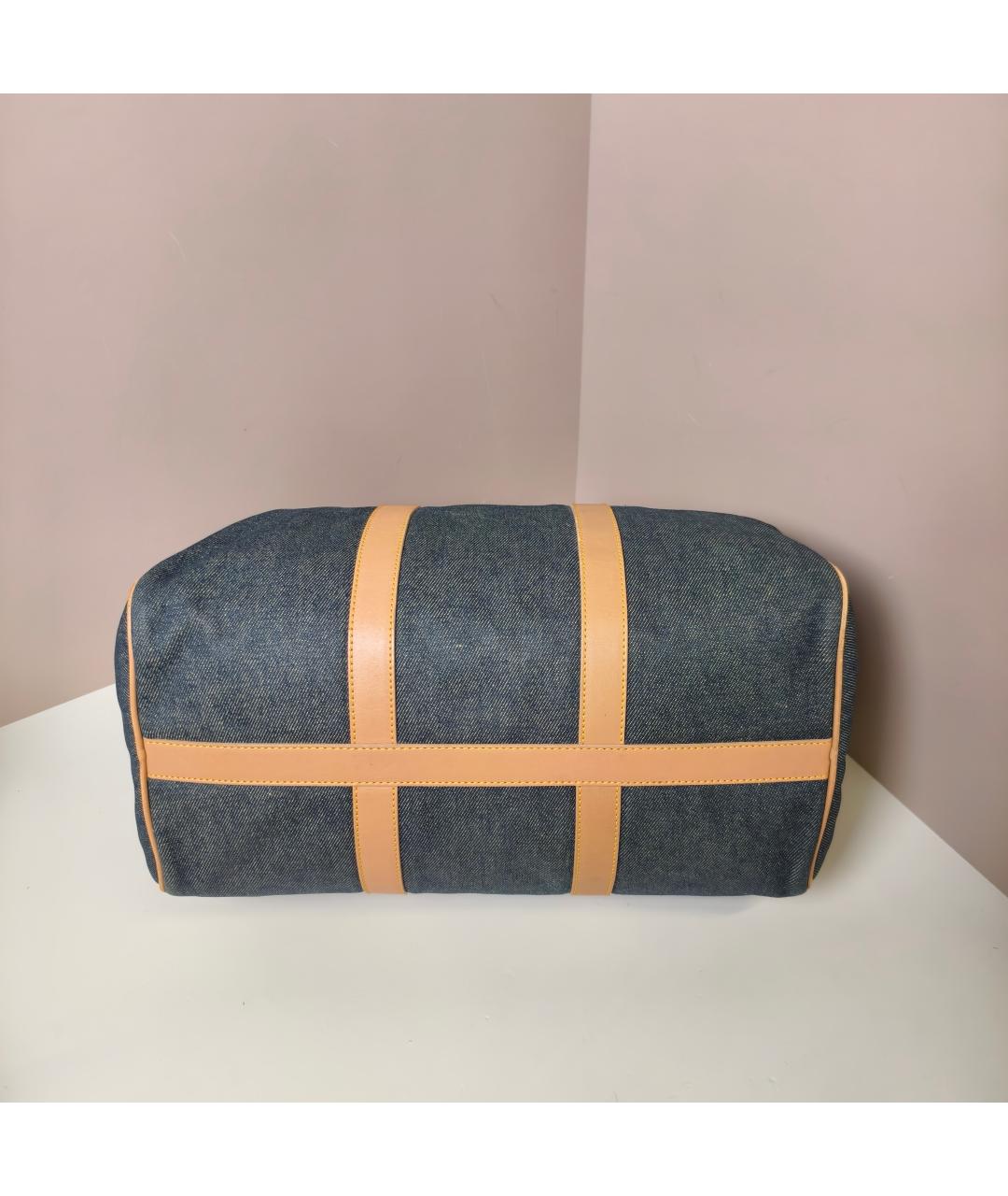 CHRISTIAN DIOR Синяя сумка с короткими ручками, фото 9