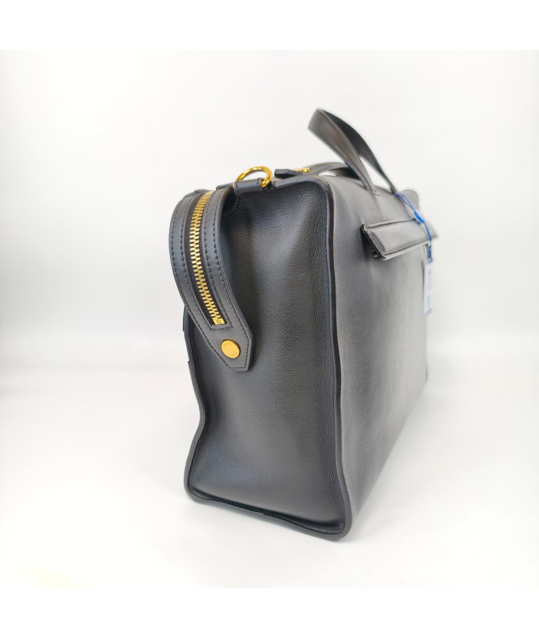 FENDI Черная кожаная сумка через плечо, фото 8