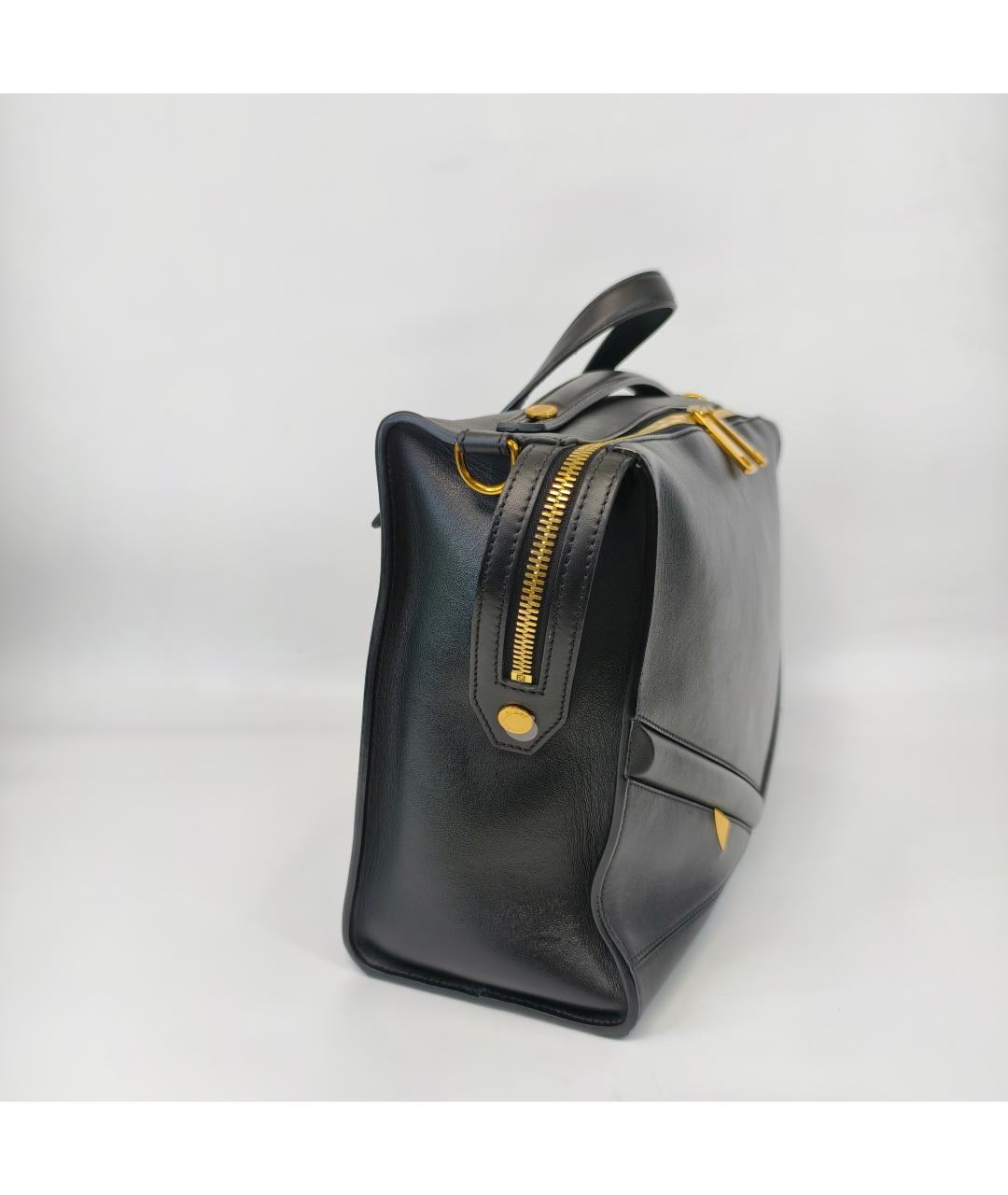 FENDI Черная кожаная сумка через плечо, фото 7