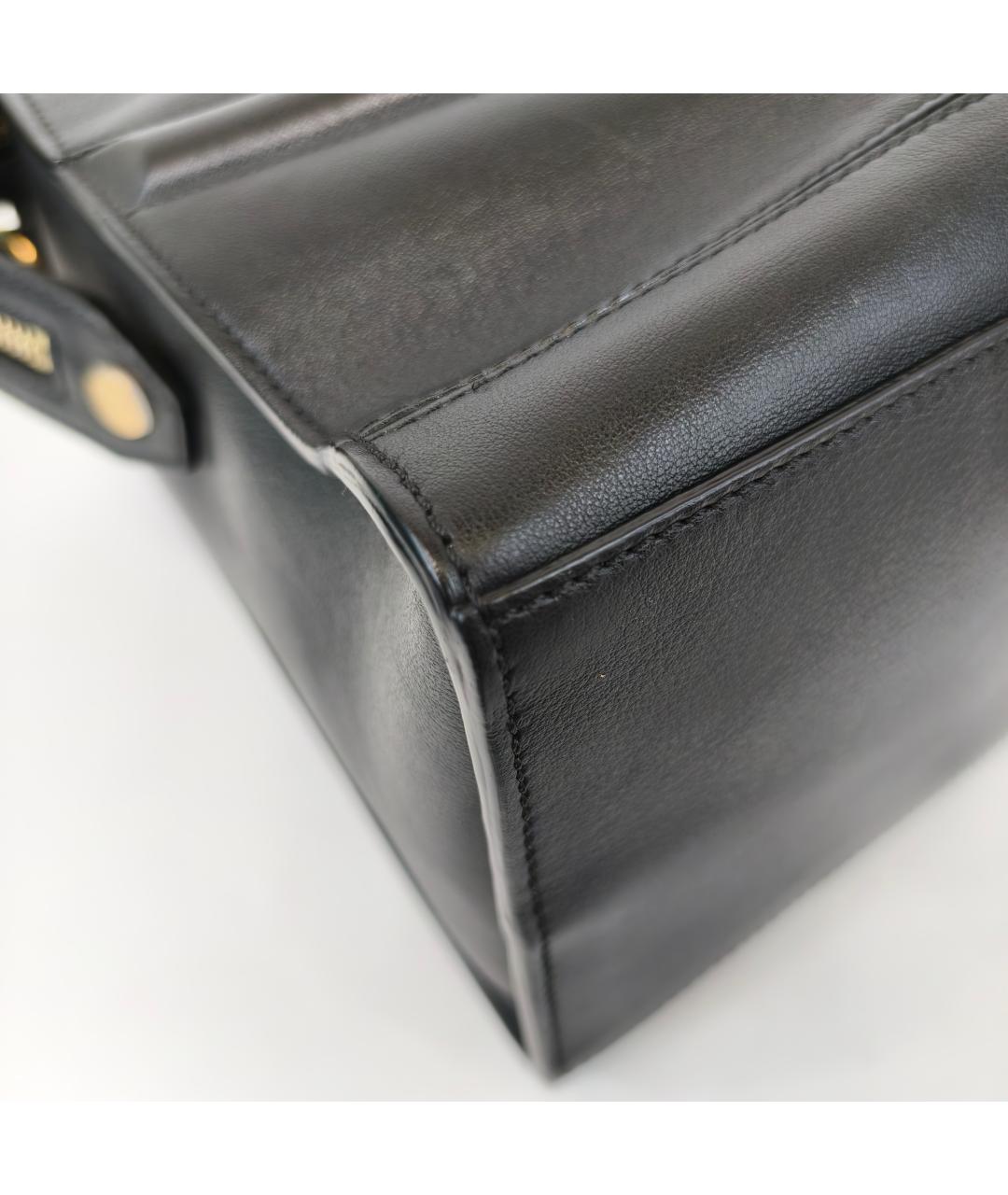 FENDI Черная кожаная сумка через плечо, фото 3