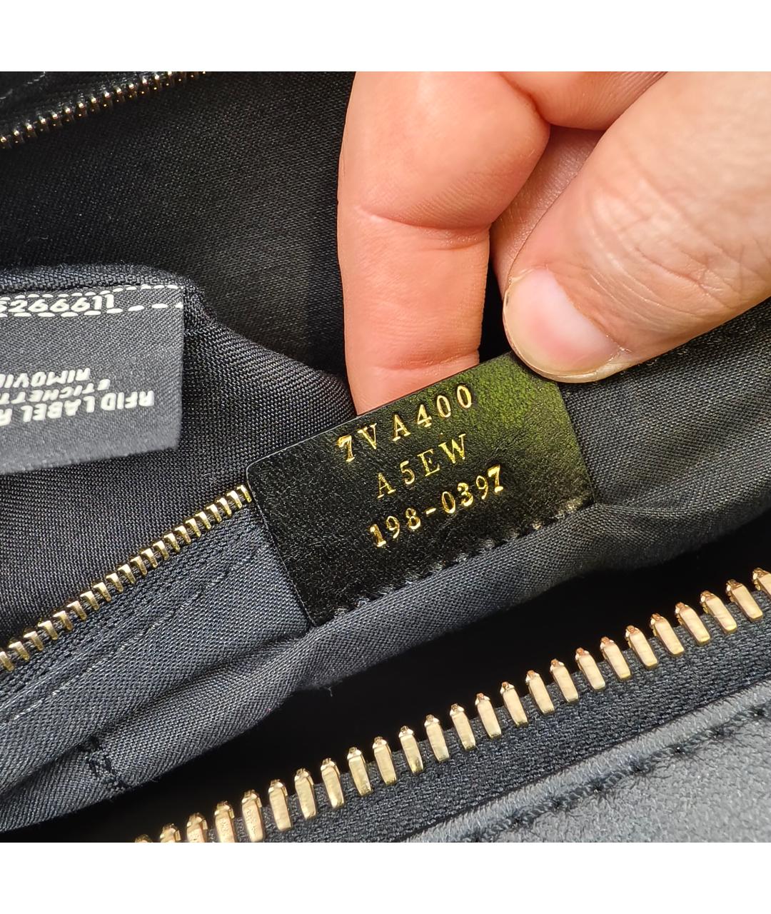 FENDI Черная кожаная сумка через плечо, фото 2