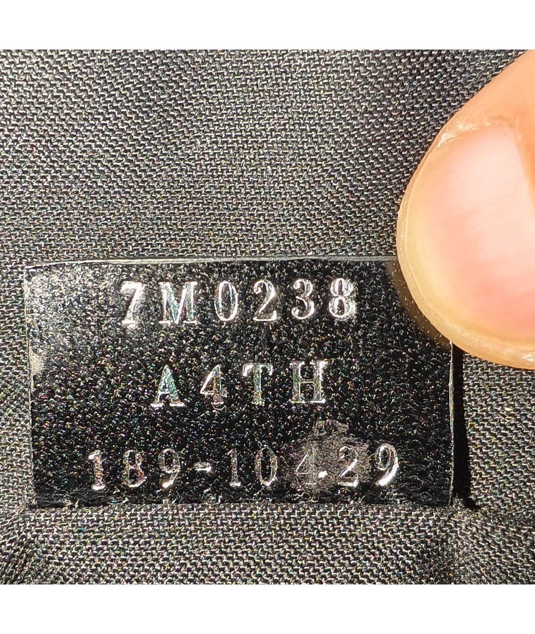 FENDI Синяя кожаная сумка с короткими ручками, фото 4