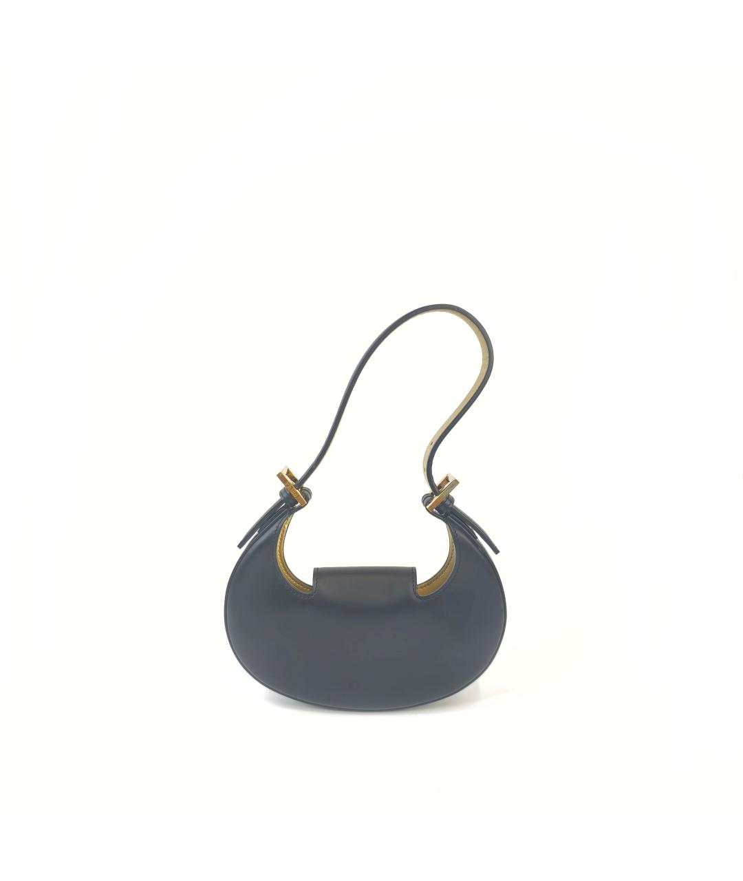 FENDI Черная кожаная сумка через плечо, фото 8