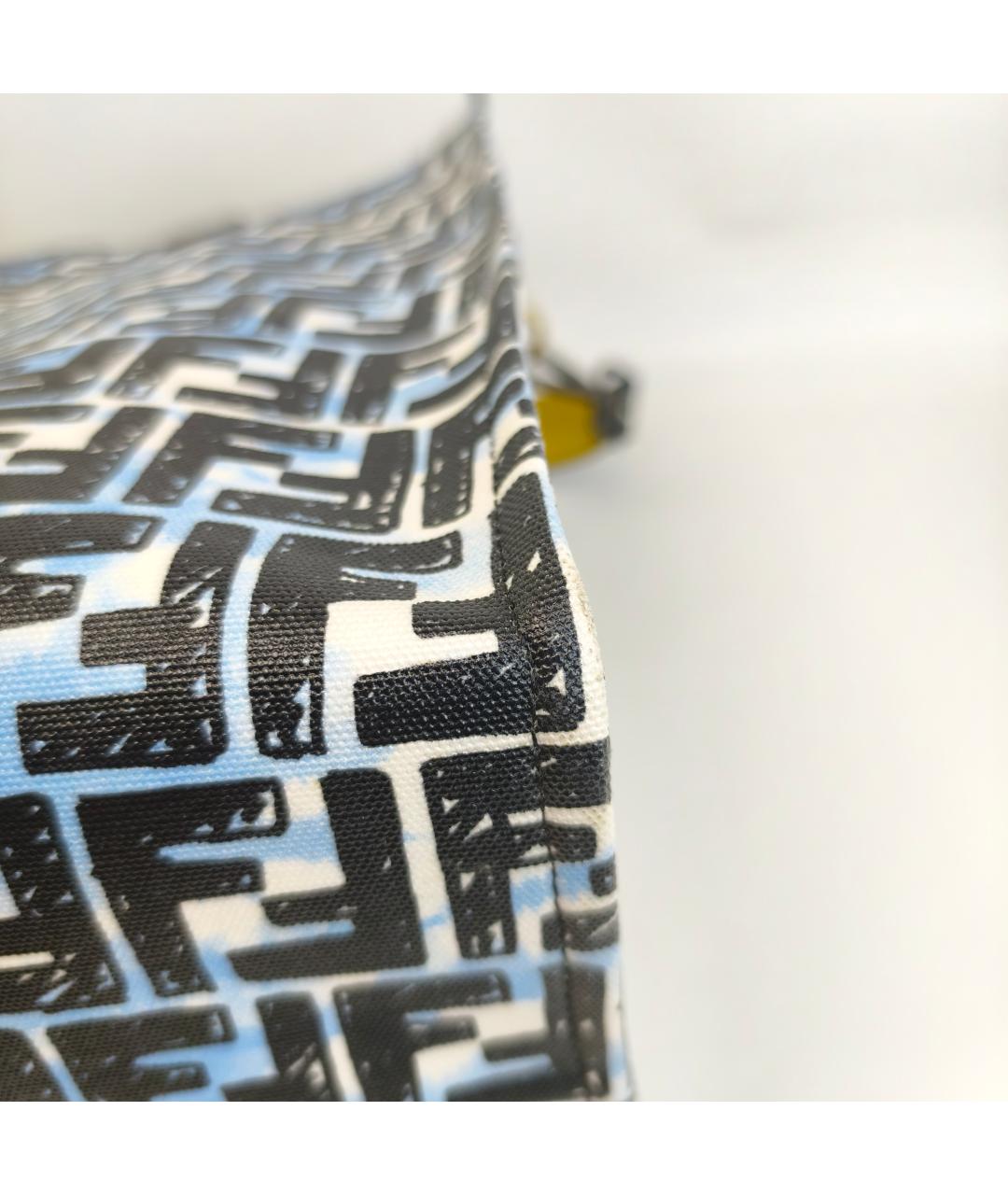 FENDI Черная сумка с короткими ручками, фото 5