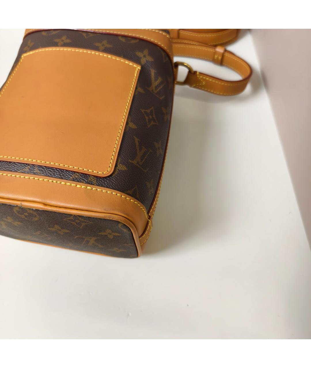 LOUIS VUITTON Коричневая сумка через плечо, фото 2