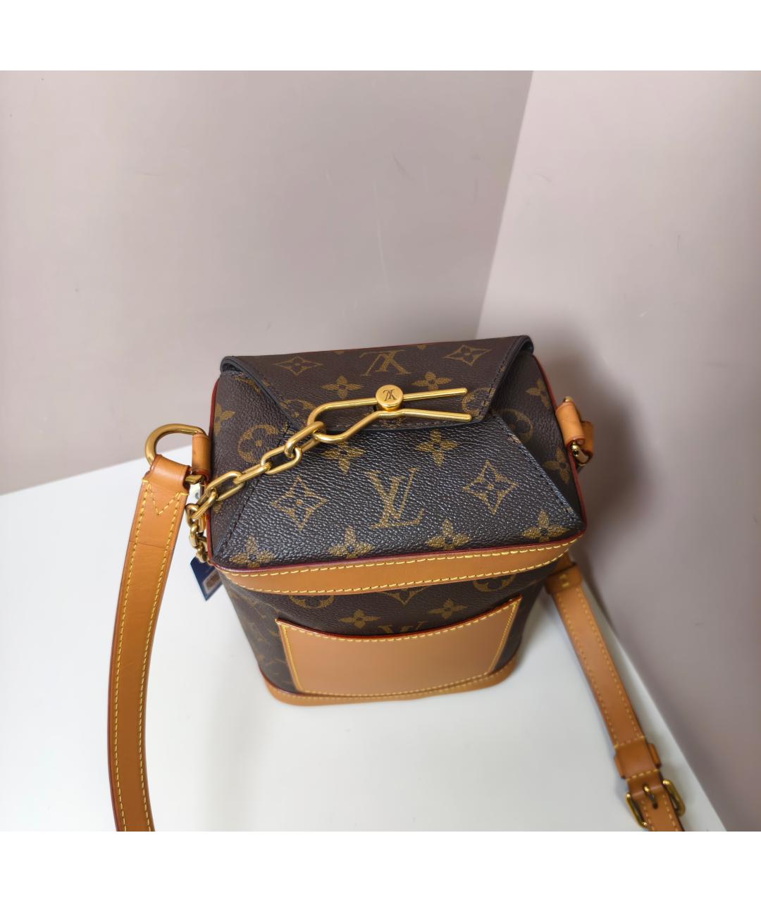 LOUIS VUITTON Коричневая сумка через плечо, фото 4