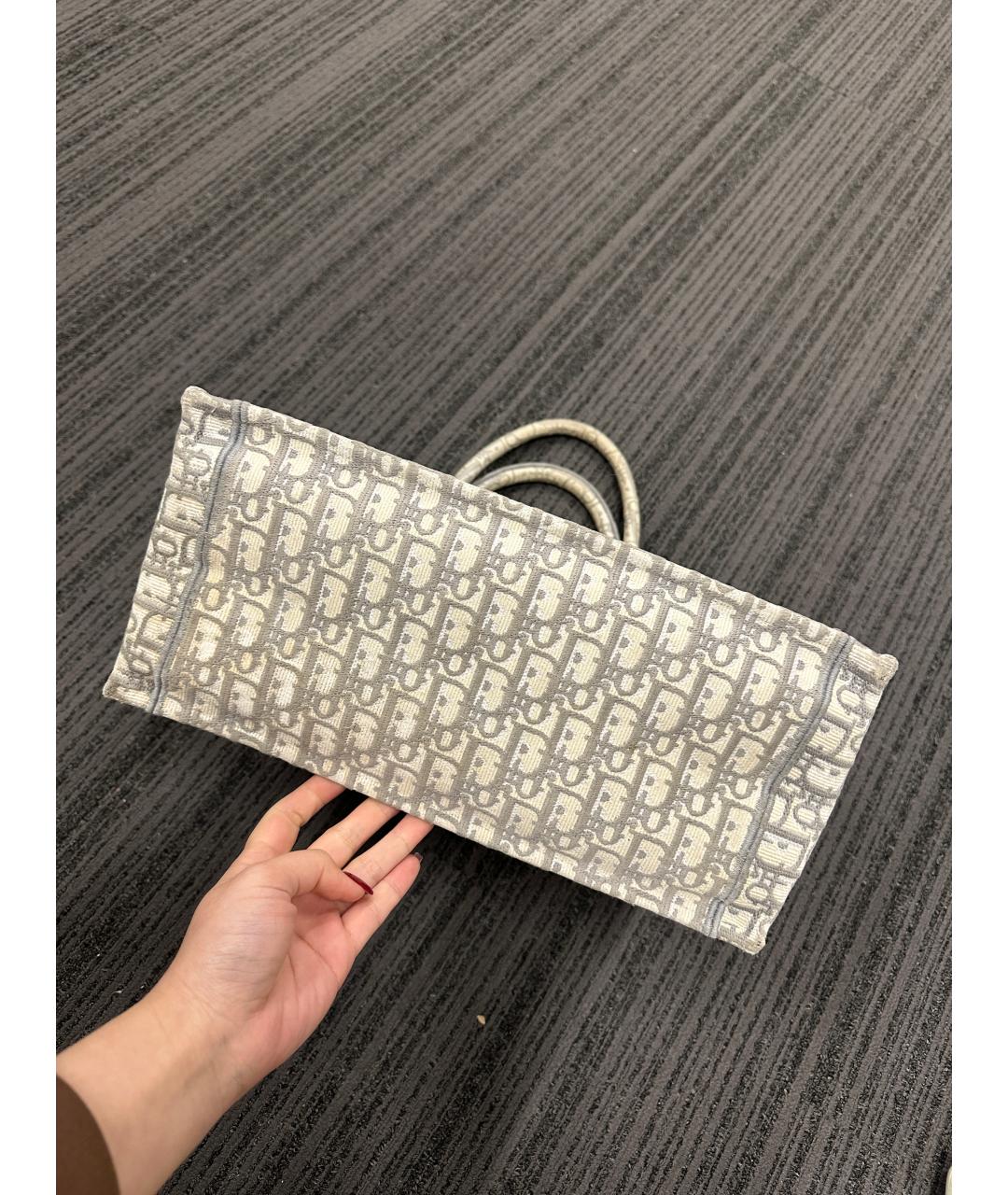 CHRISTIAN DIOR Серая сумка через плечо, фото 8