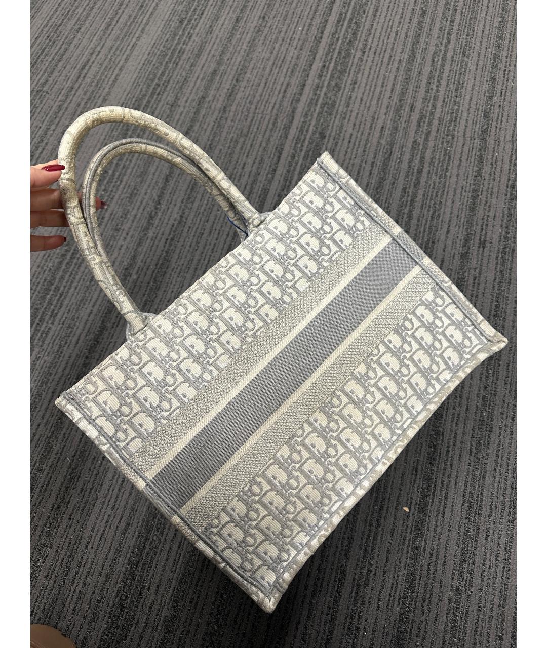 CHRISTIAN DIOR Серая сумка через плечо, фото 5