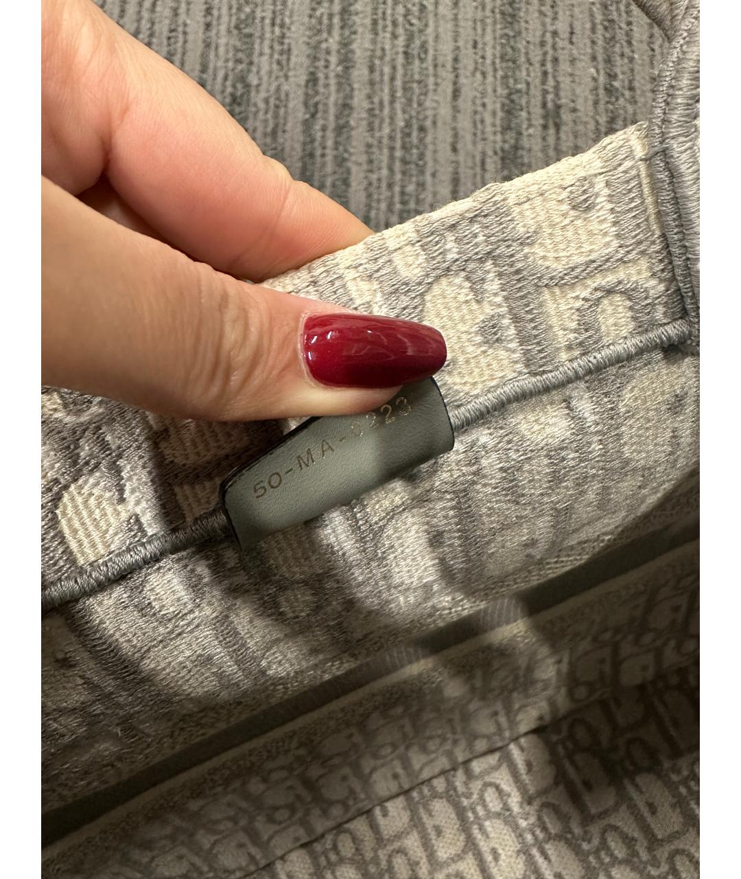 CHRISTIAN DIOR Серая сумка через плечо, фото 2