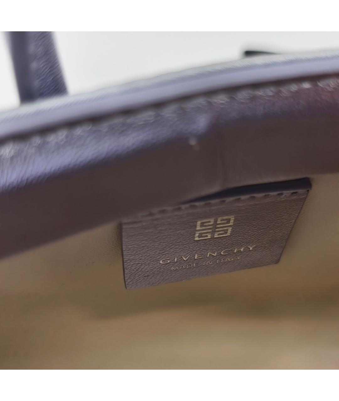 GIVENCHY Фиолетовая сумка с короткими ручками, фото 5