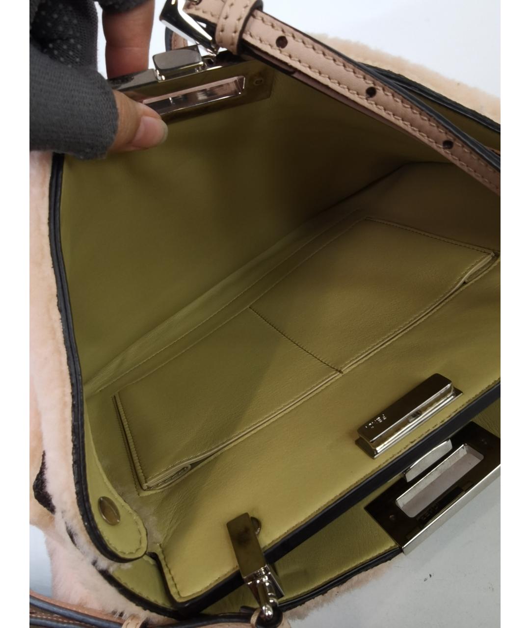 FENDI Бежевая сумка через плечо, фото 2