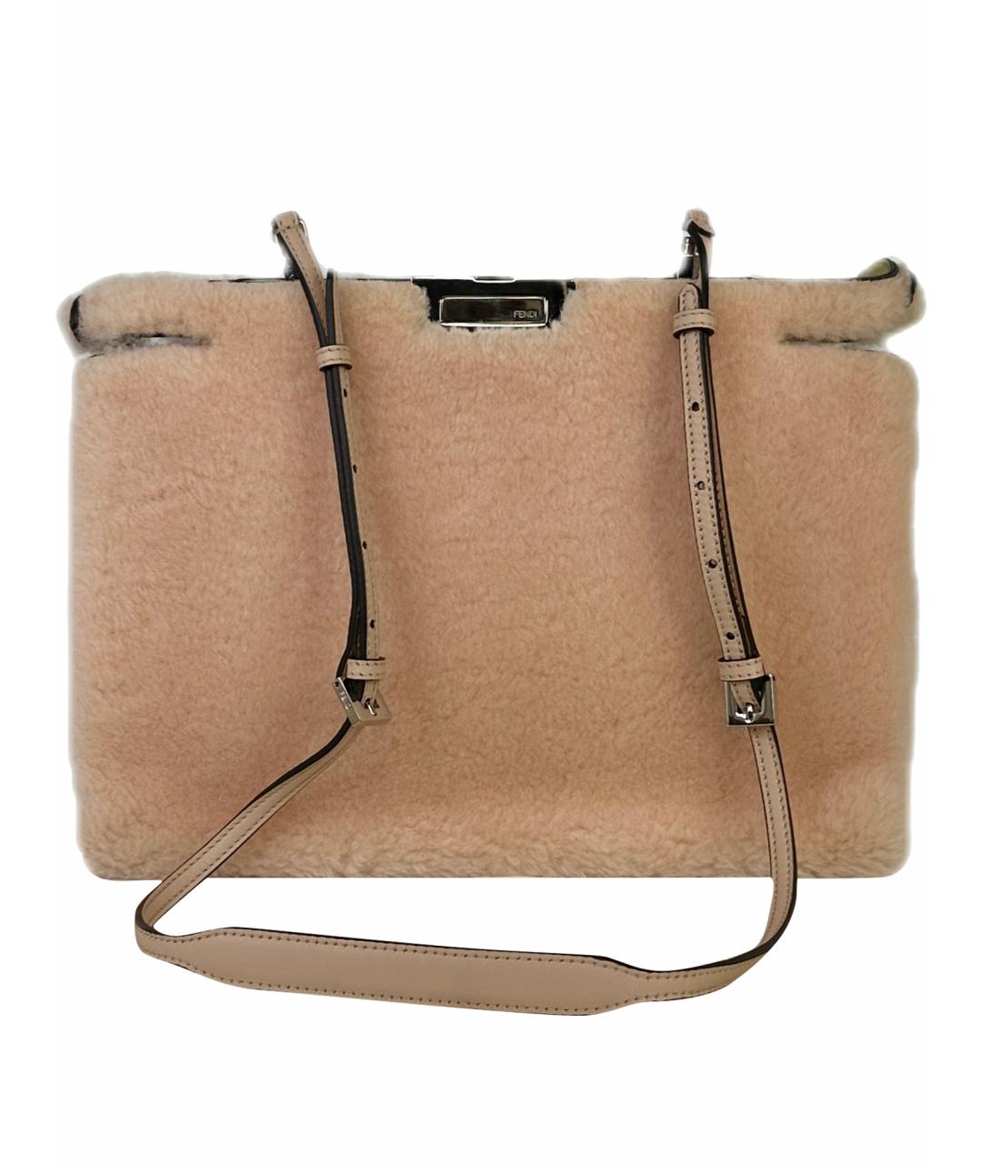 FENDI Бежевая сумка через плечо, фото 1
