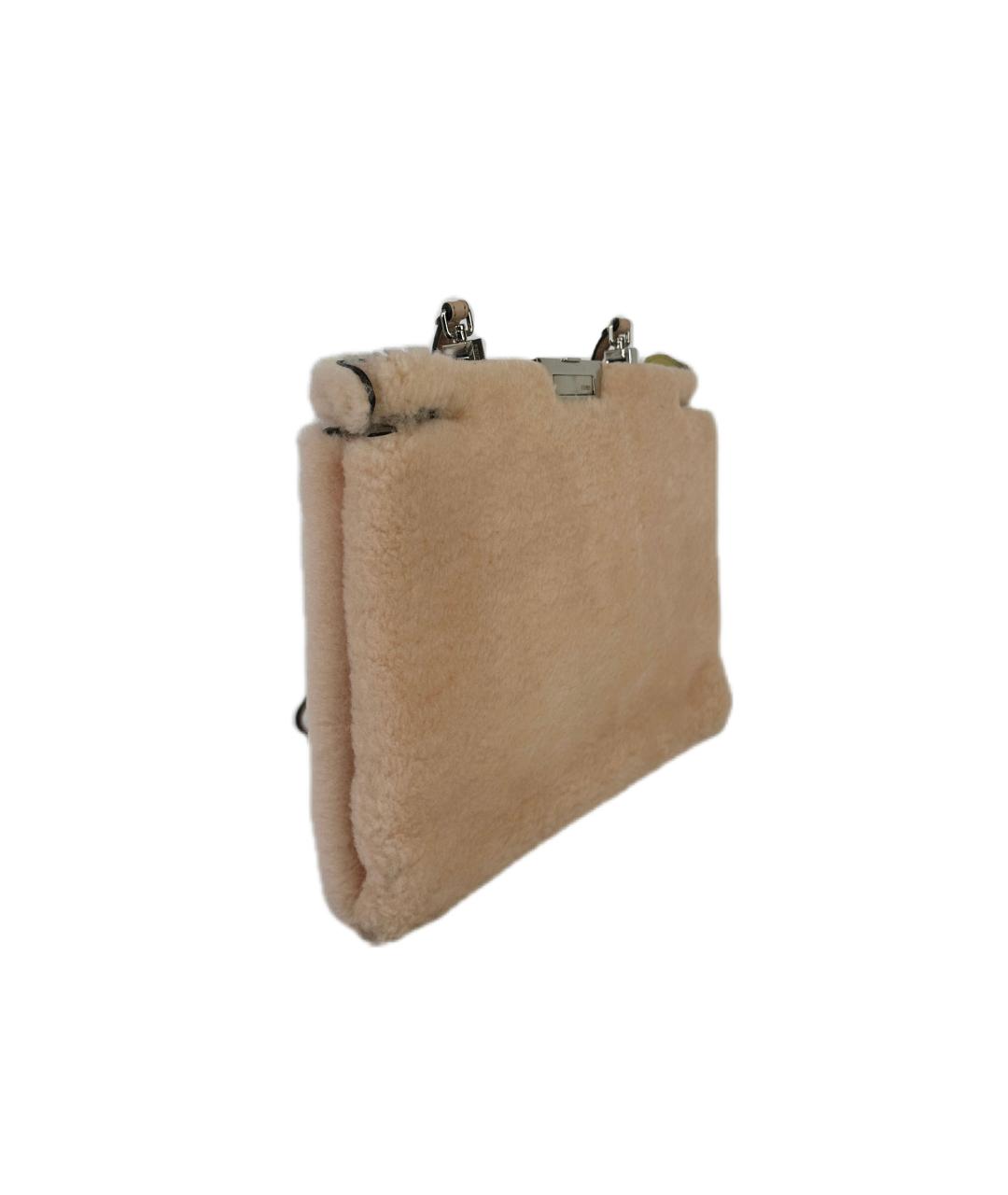 FENDI Бежевая сумка через плечо, фото 8