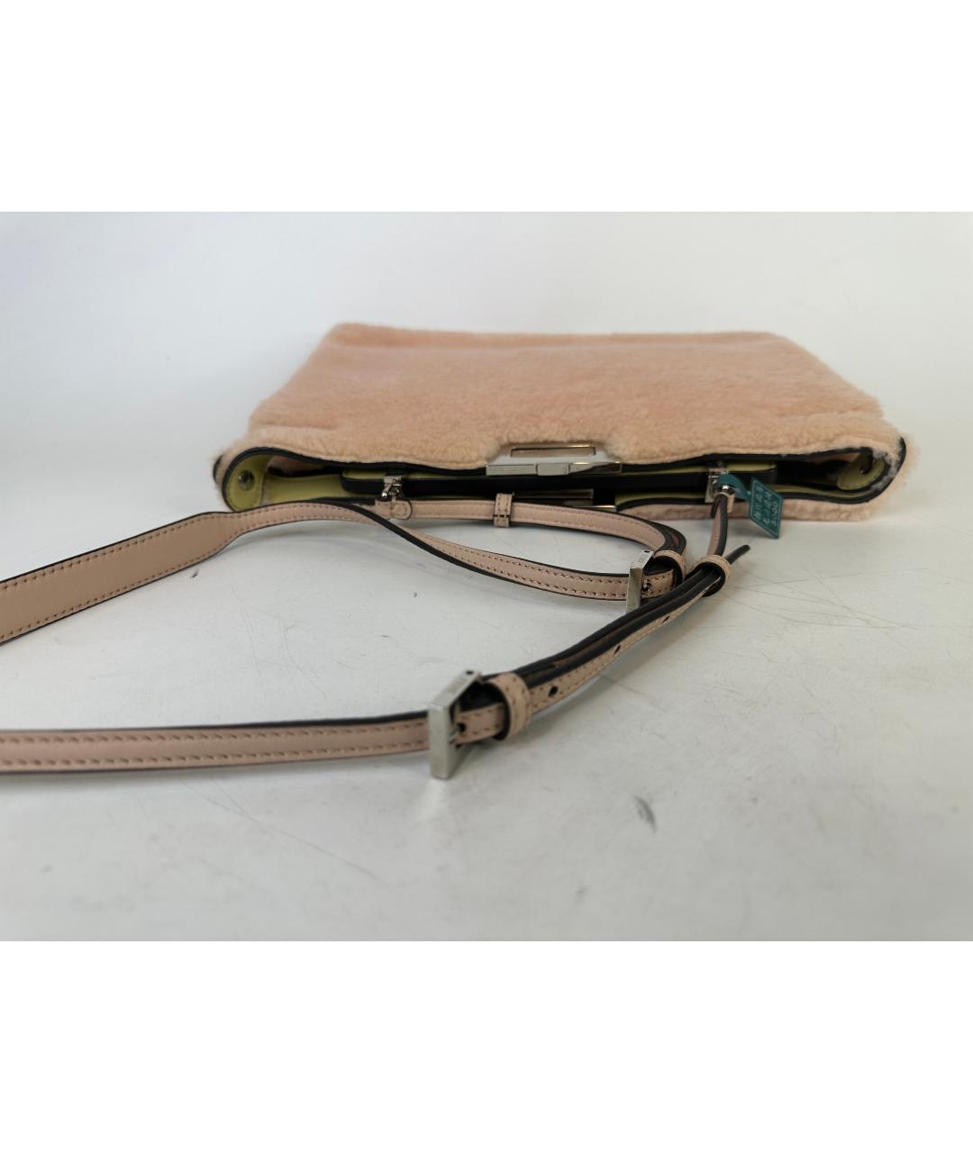 FENDI Бежевая сумка через плечо, фото 5