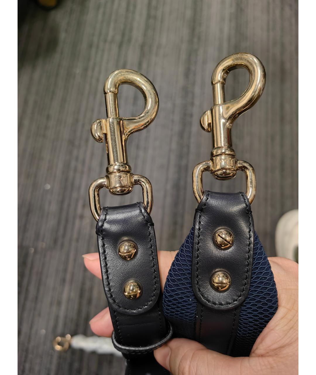 CHRISTIAN DIOR Белая кожаная сумка через плечо, фото 2