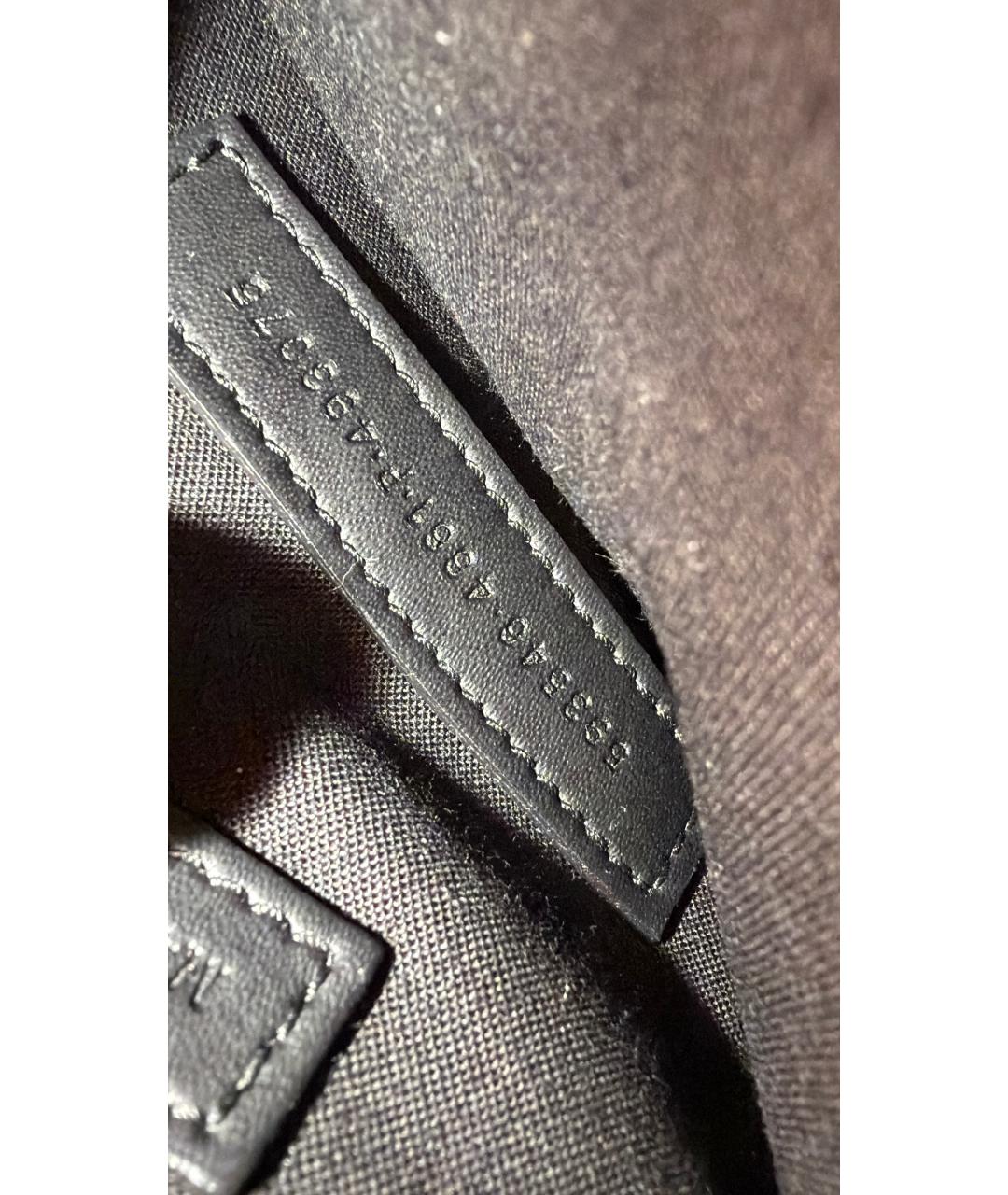 BALENCIAGA Синяя тканевая сумка с короткими ручками, фото 5