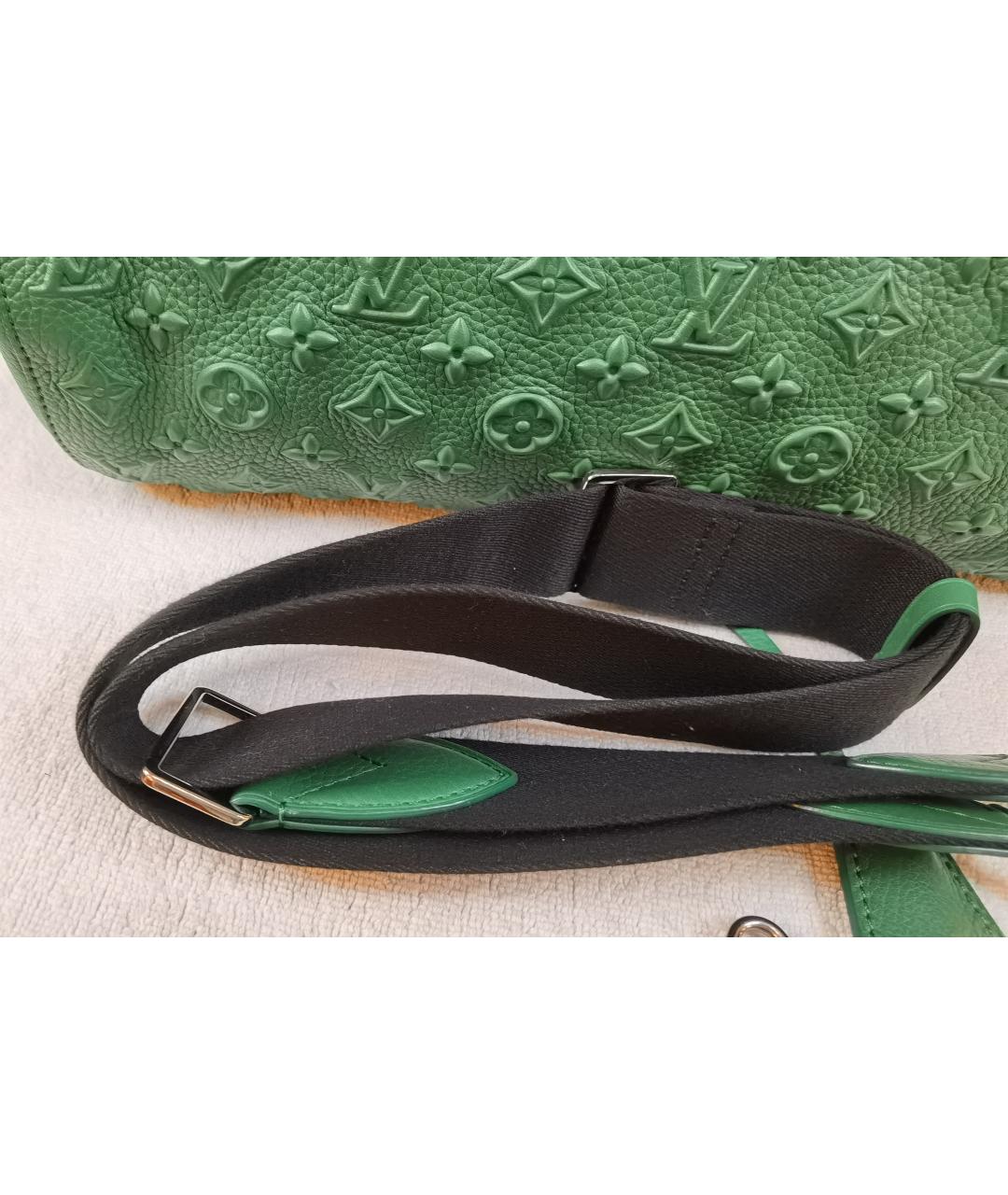 LOUIS VUITTON Зеленая сумка с короткими ручками, фото 3