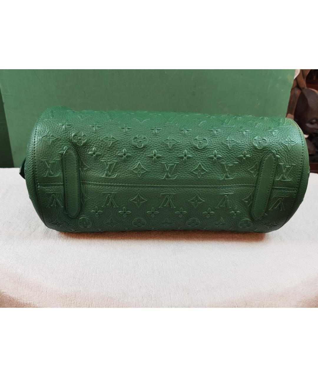LOUIS VUITTON Зеленая сумка с короткими ручками, фото 4