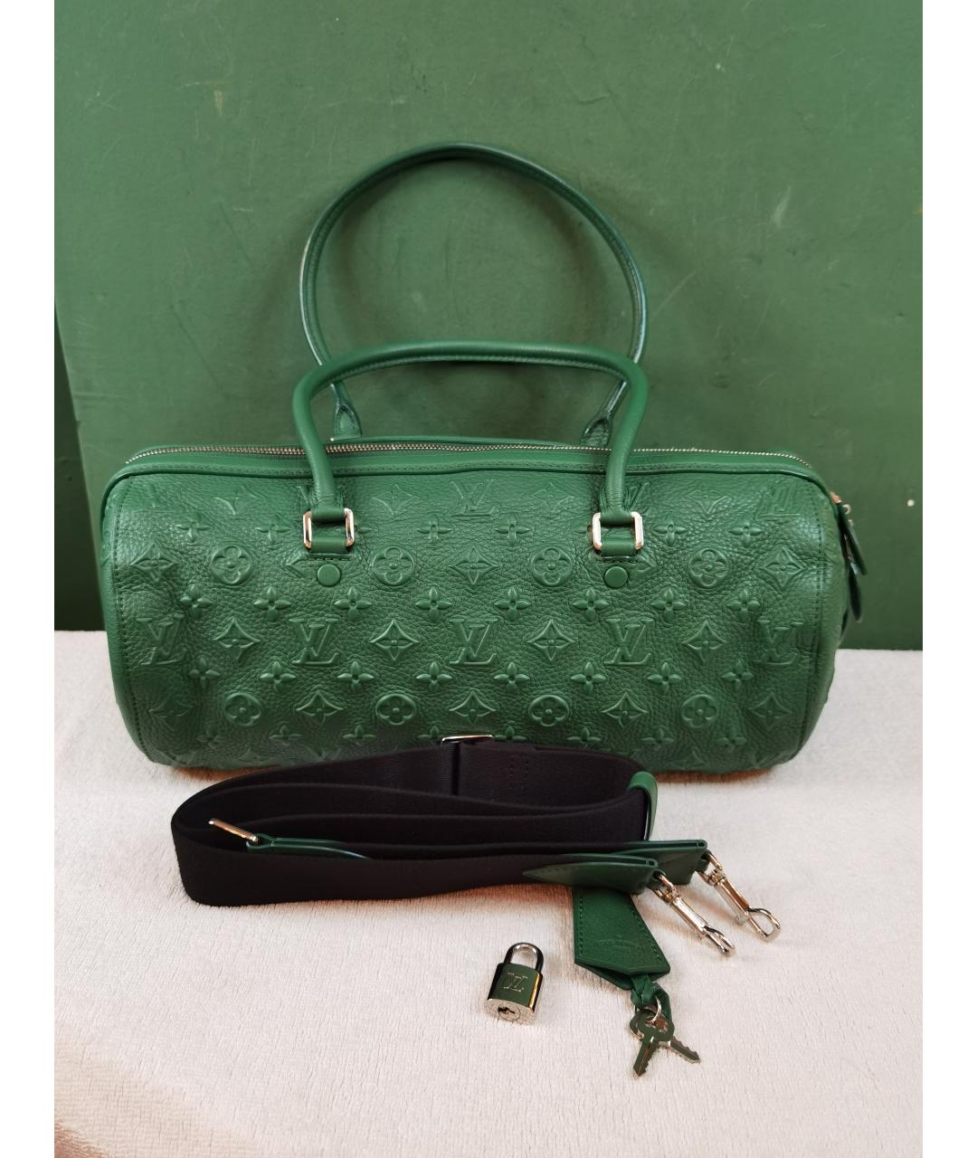 LOUIS VUITTON Зеленая сумка с короткими ручками, фото 10