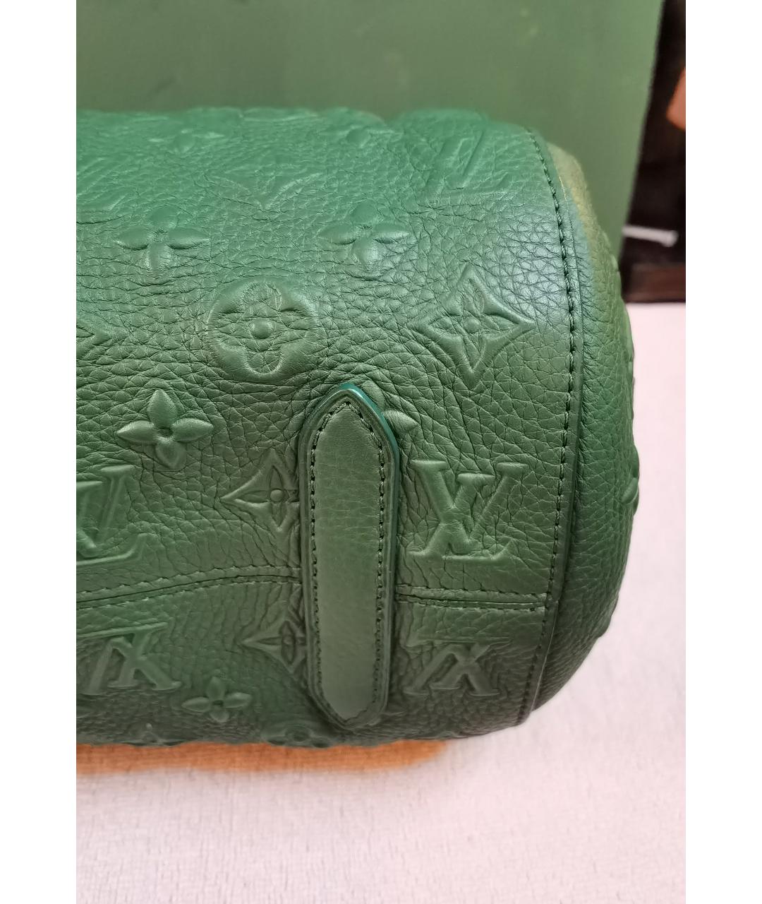 LOUIS VUITTON Зеленая сумка с короткими ручками, фото 2
