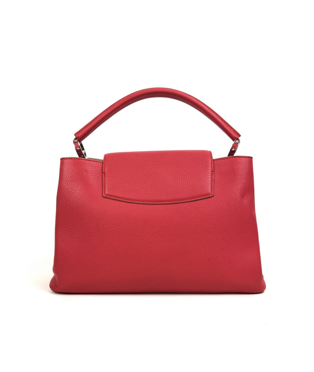 LOUIS VUITTON Красная кожаная сумка через плечо, фото 3