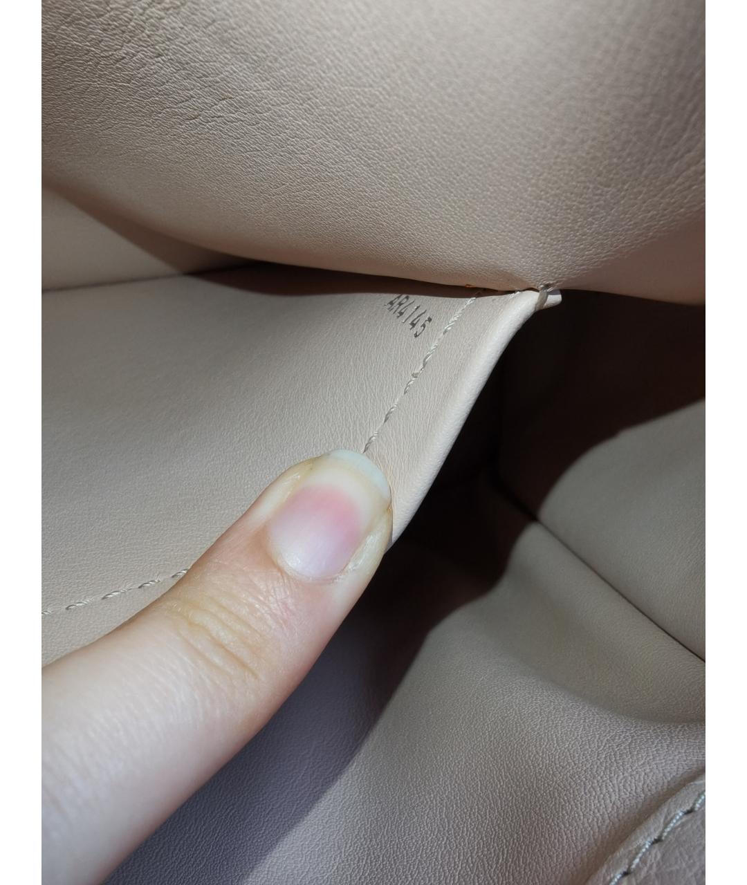 LOUIS VUITTON Красная кожаная сумка через плечо, фото 2