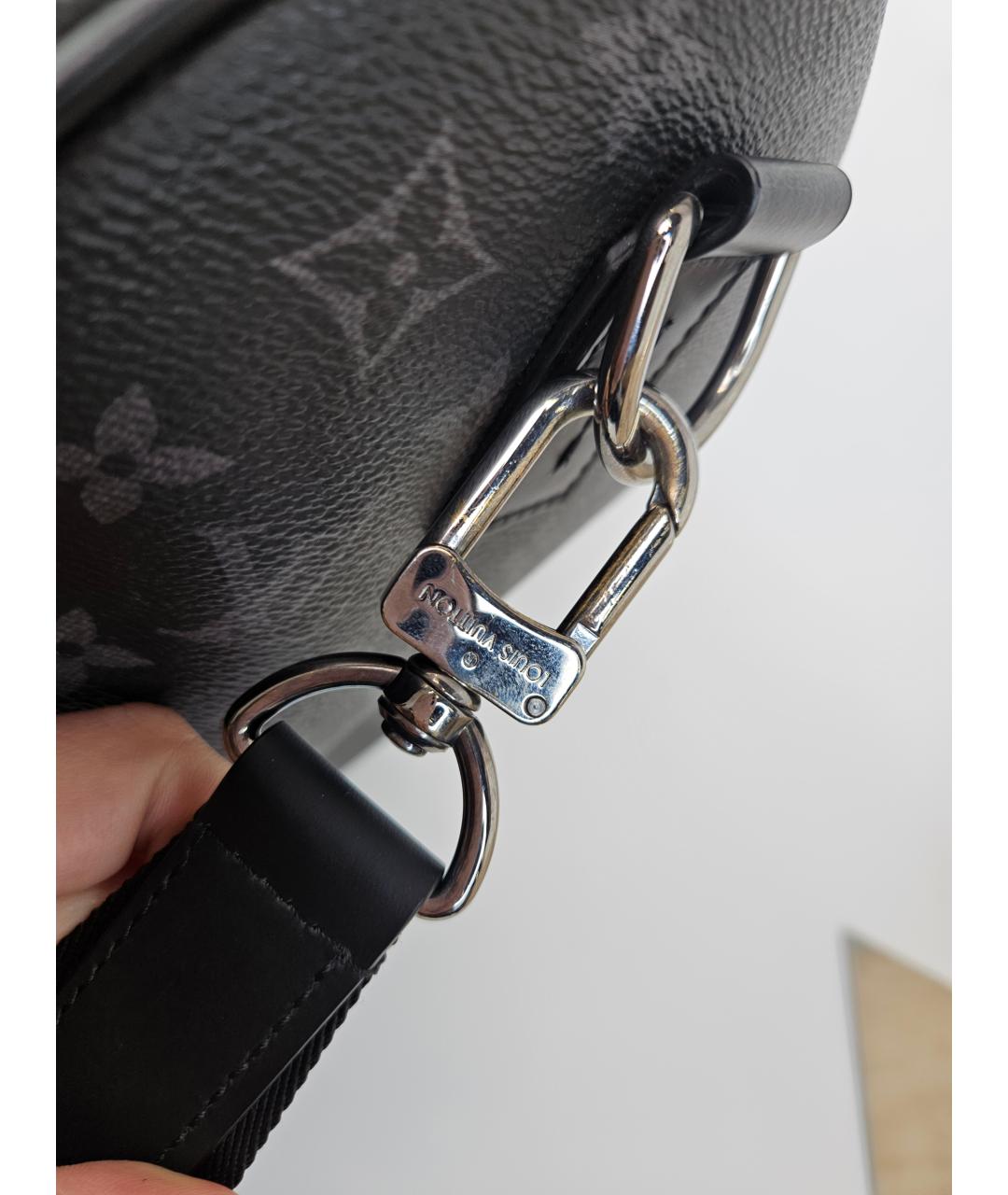 LOUIS VUITTON Черная дорожная/спортивная сумка, фото 6