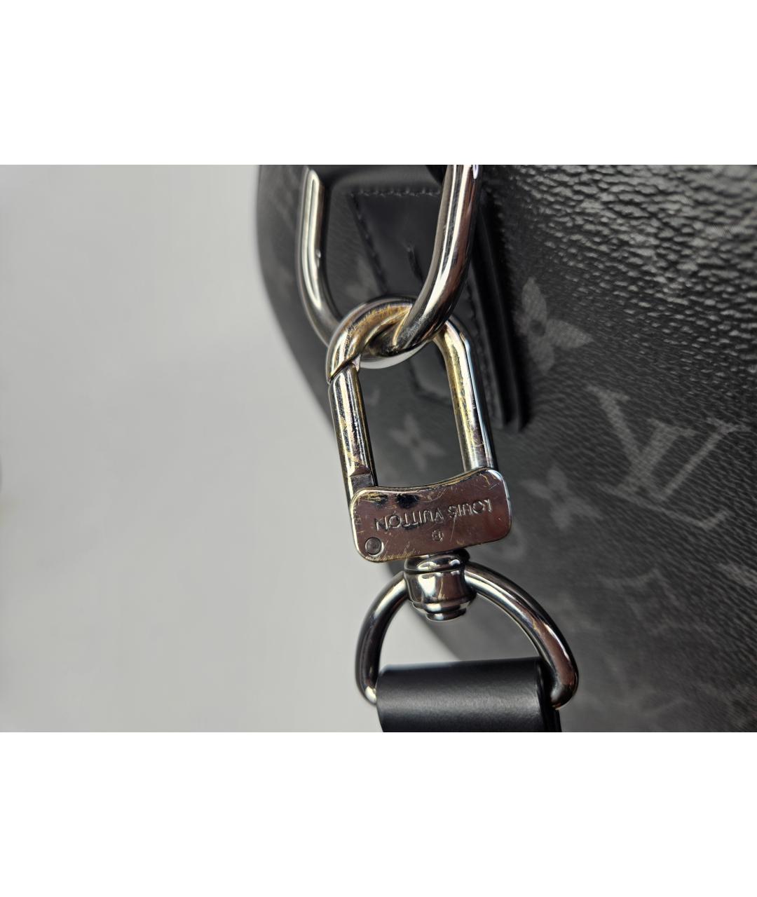 LOUIS VUITTON Черная дорожная/спортивная сумка, фото 5