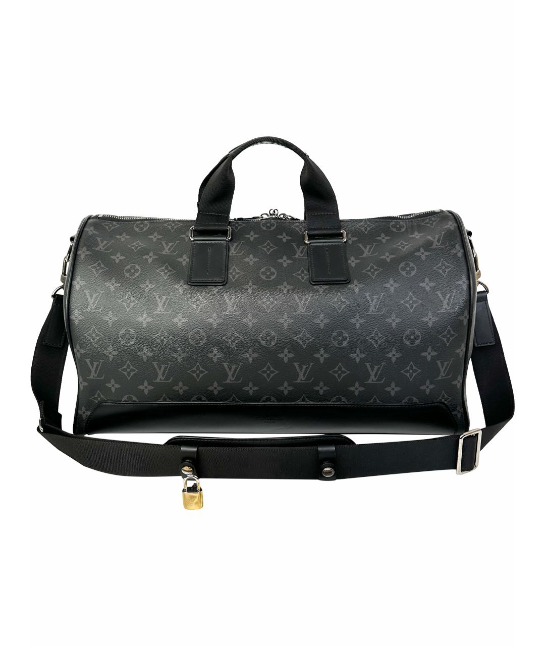 LOUIS VUITTON Черная дорожная/спортивная сумка, фото 1