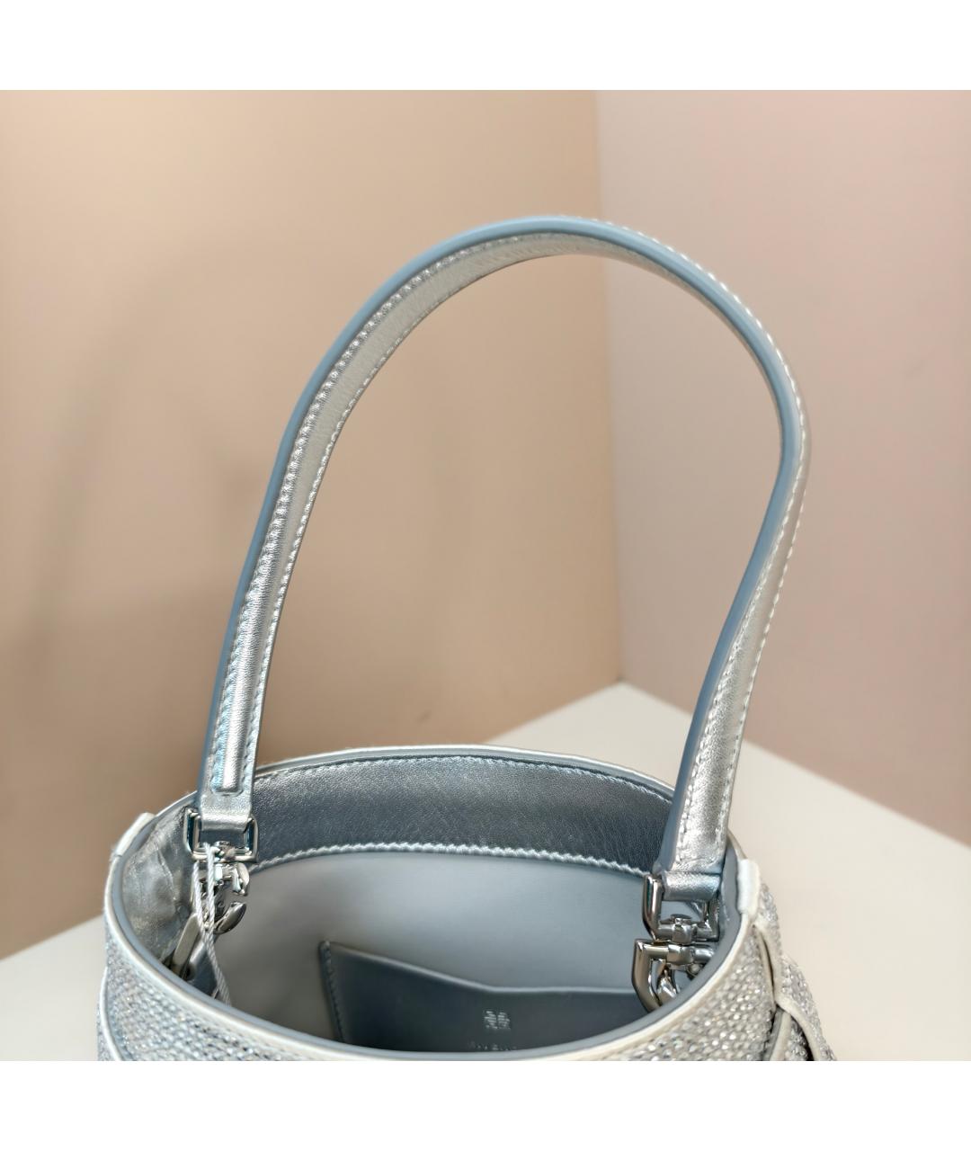 GIVENCHY Серебряная сумка через плечо, фото 4