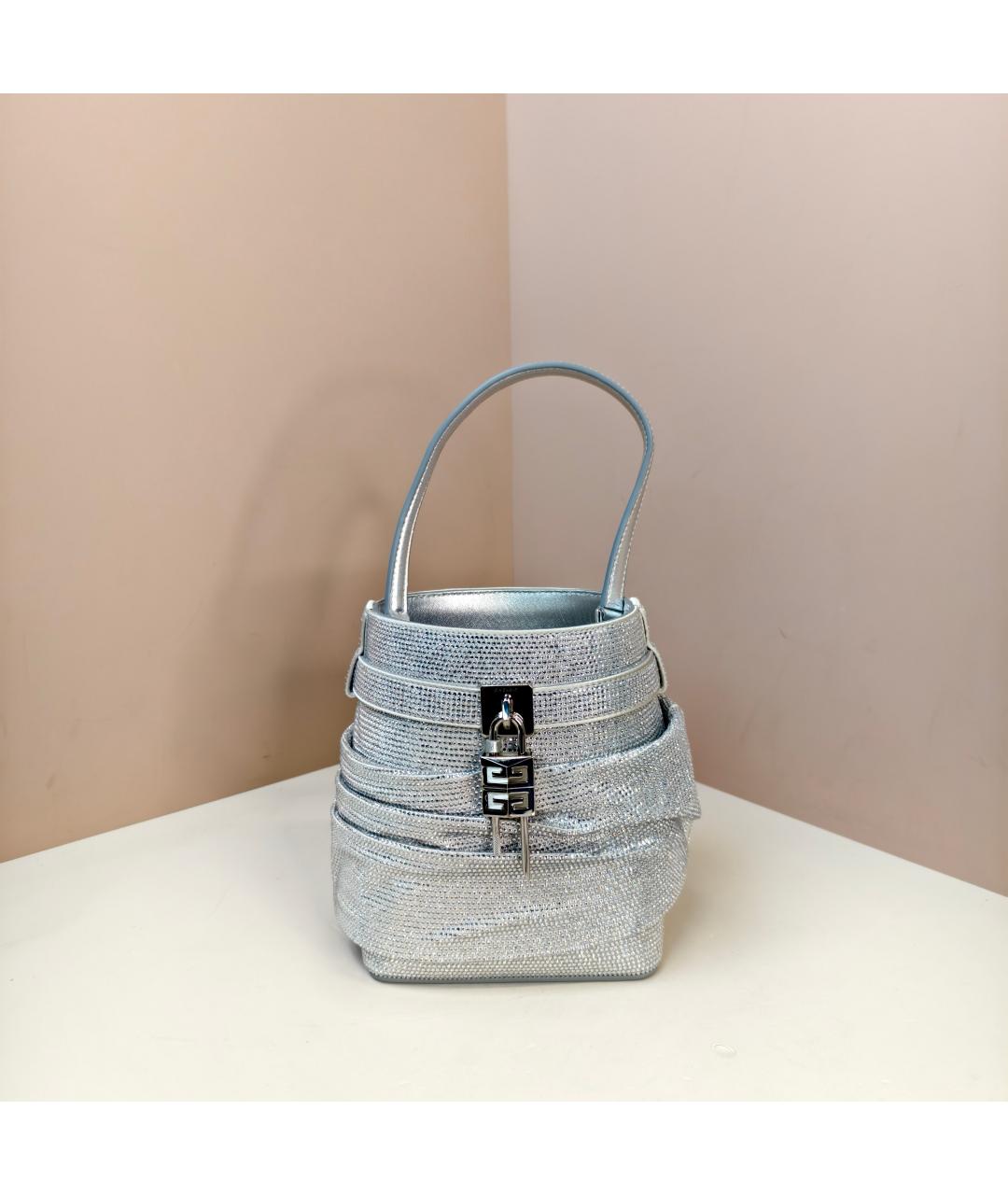 GIVENCHY Серебряная сумка через плечо, фото 10