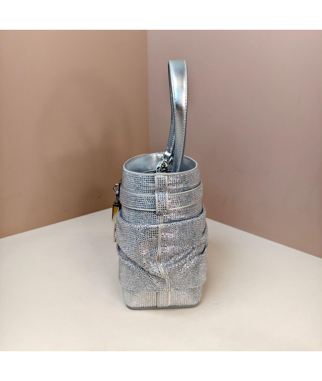 GIVENCHY Серебряная сумка через плечо, фото 9
