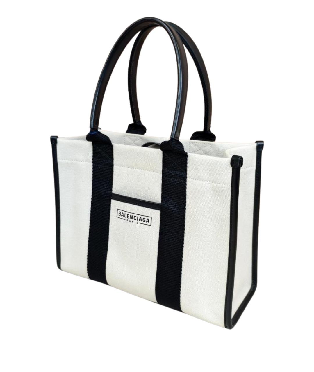 BALENCIAGA Белая сумка с короткими ручками, фото 1