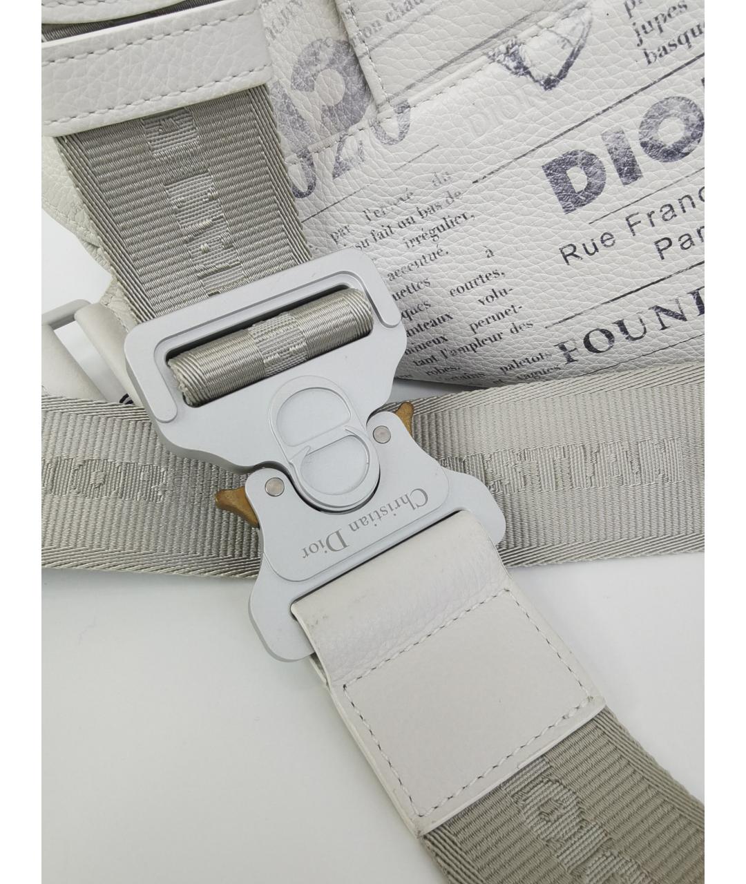 CHRISTIAN DIOR Белая сумка через плечо, фото 2