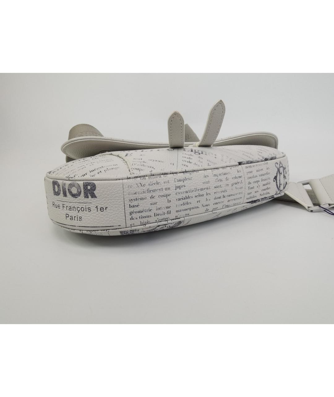 CHRISTIAN DIOR Белая сумка через плечо, фото 4
