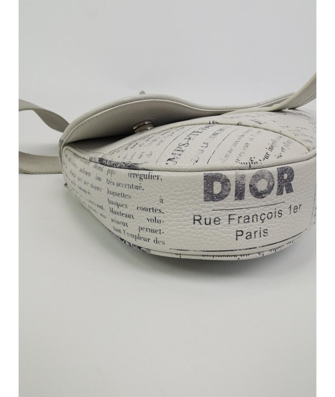 CHRISTIAN DIOR Белая сумка через плечо, фото 7