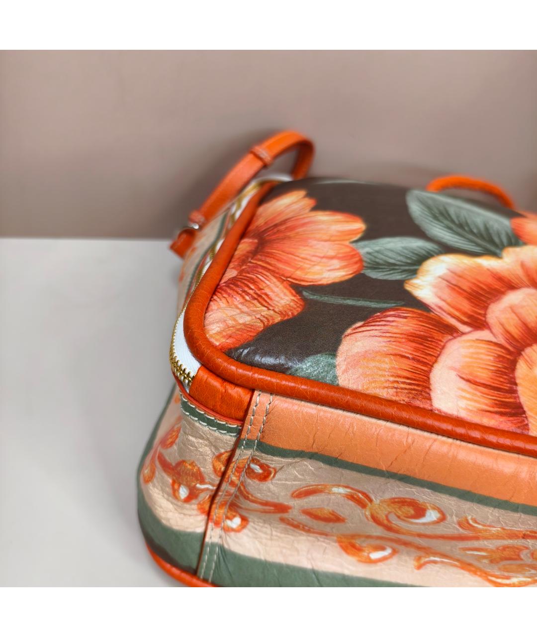 BALENCIAGA Оранжевая сумка через плечо, фото 7