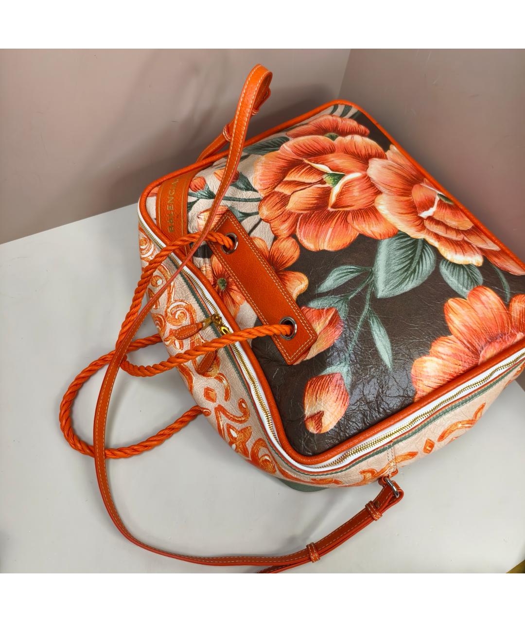 BALENCIAGA Оранжевая сумка через плечо, фото 3