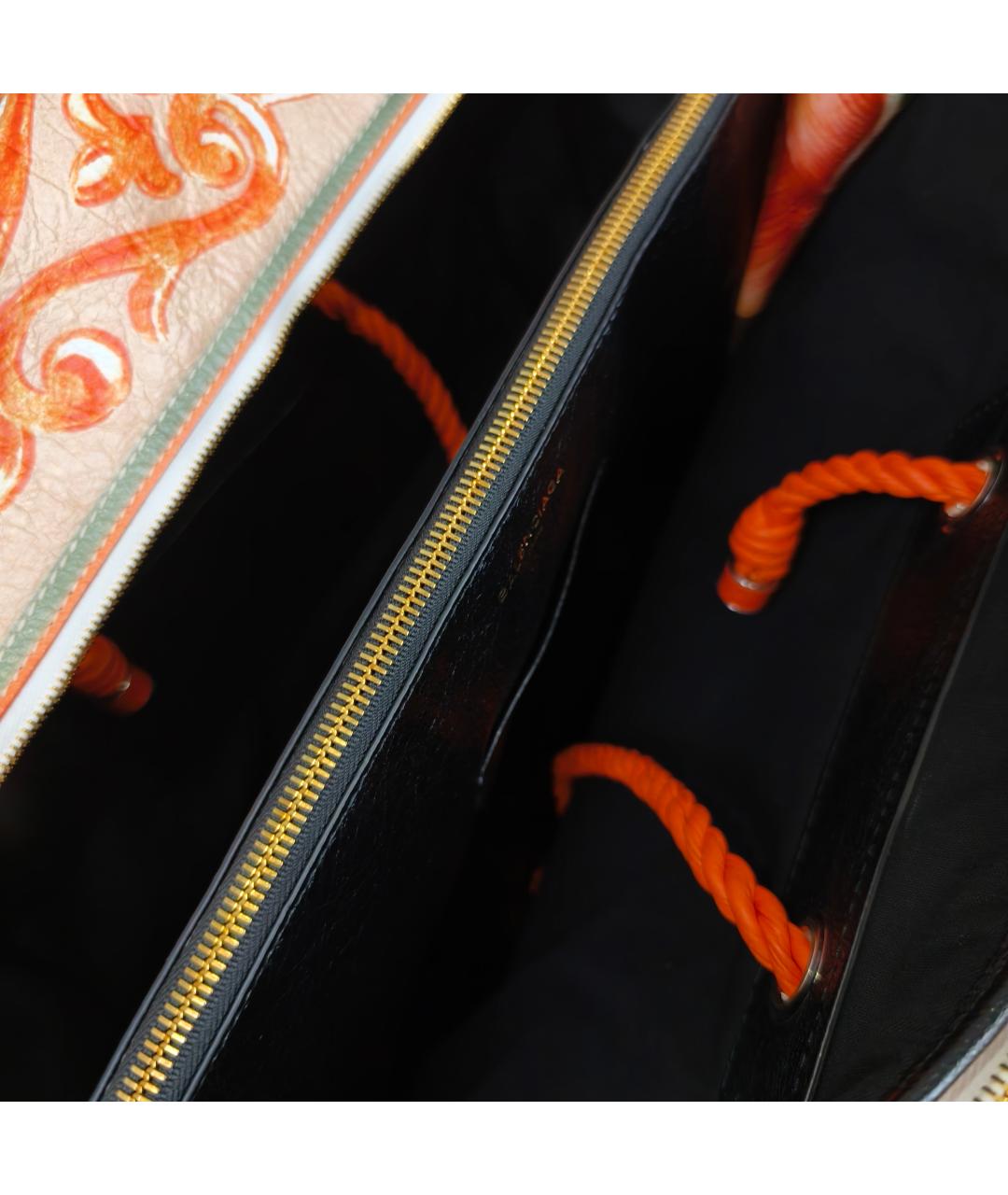 BALENCIAGA Оранжевая сумка через плечо, фото 5