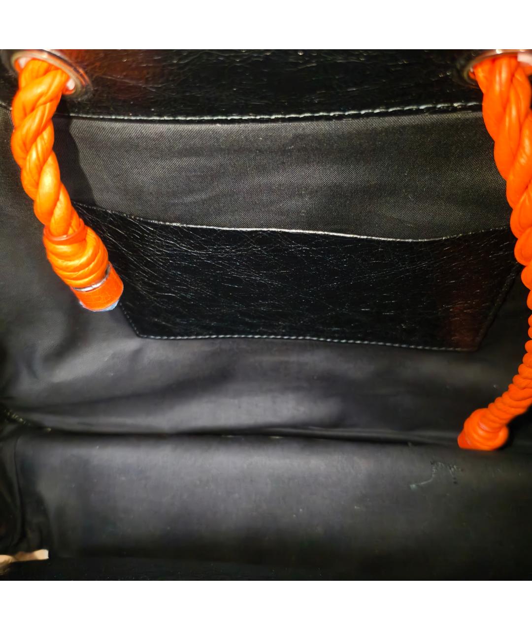 BALENCIAGA Оранжевая сумка через плечо, фото 4