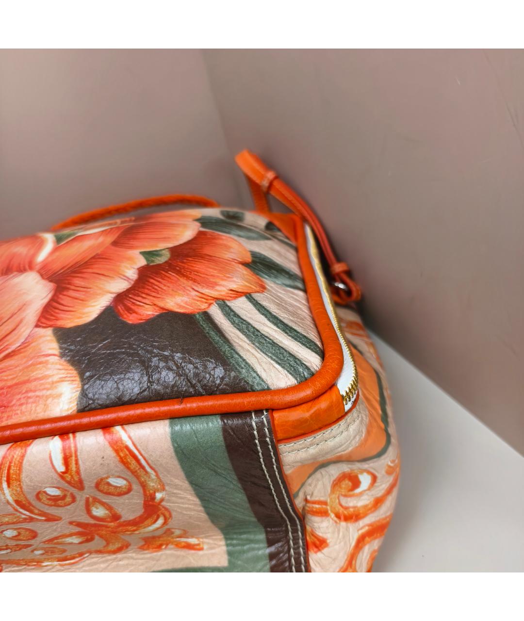 BALENCIAGA Оранжевая сумка через плечо, фото 9