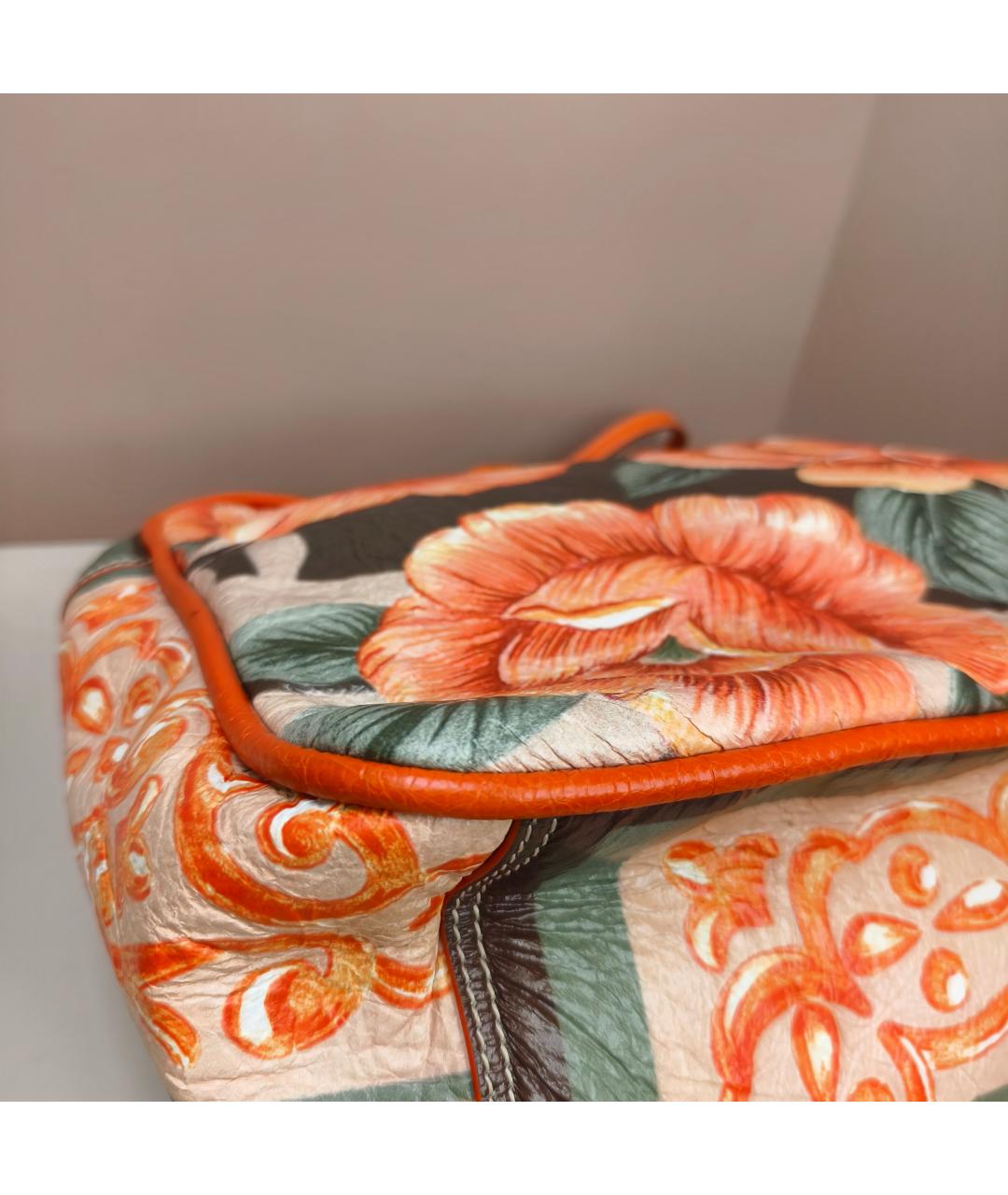 BALENCIAGA Оранжевая сумка через плечо, фото 8