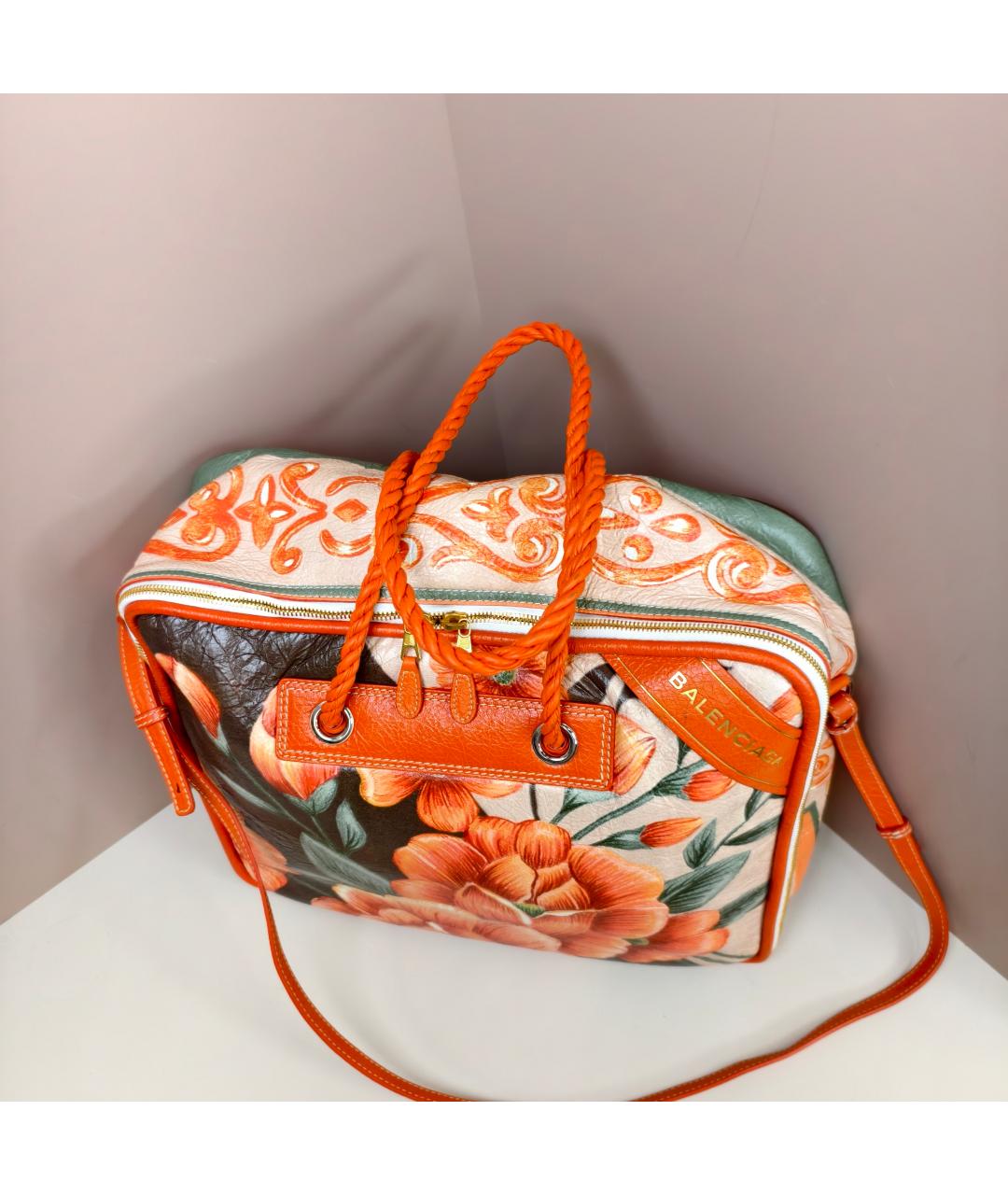 BALENCIAGA Оранжевая сумка через плечо, фото 10