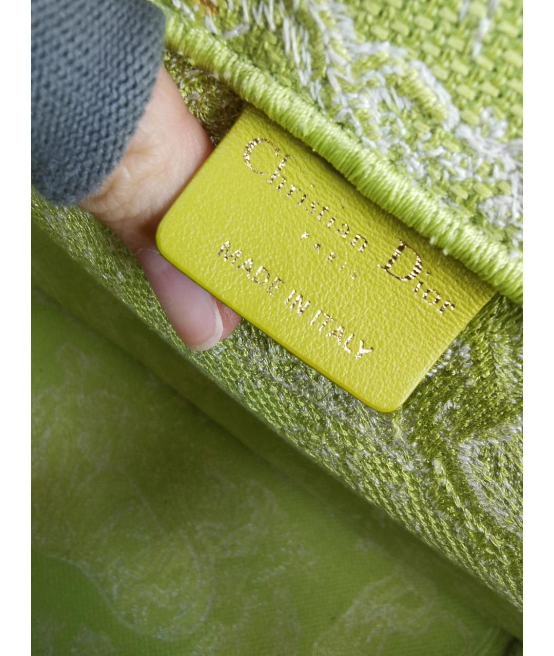 CHRISTIAN DIOR Салатовая сумка через плечо, фото 6